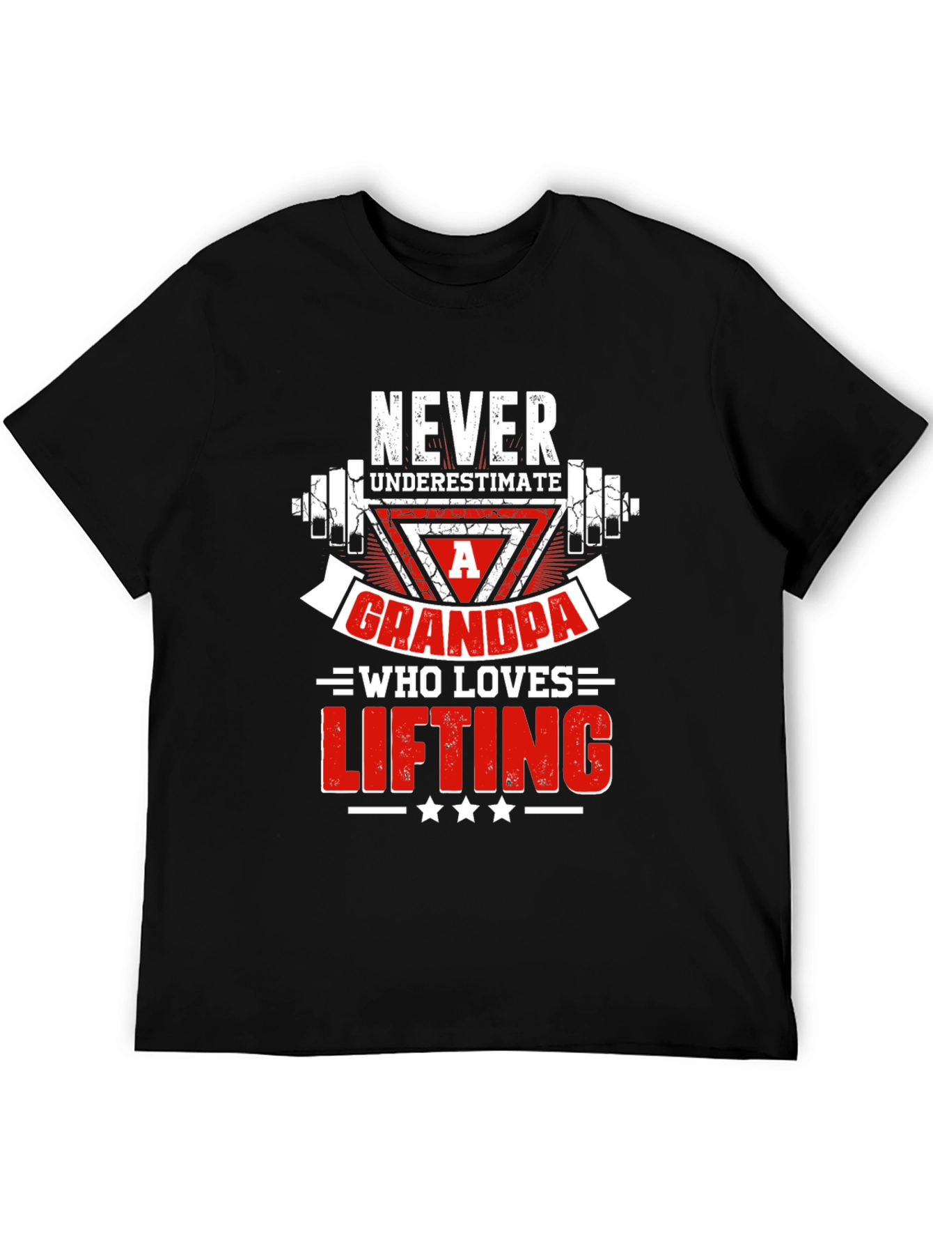 Never Underestimate a Grandpa Who Loves Lifting T-Shirt