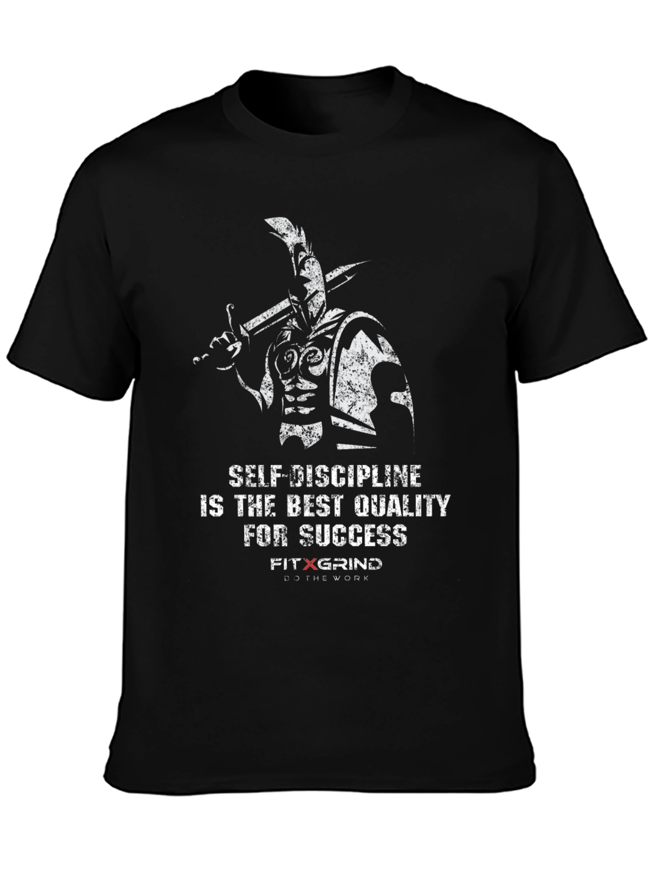 Spartan Warrior Motivation Graphic T-Shirt