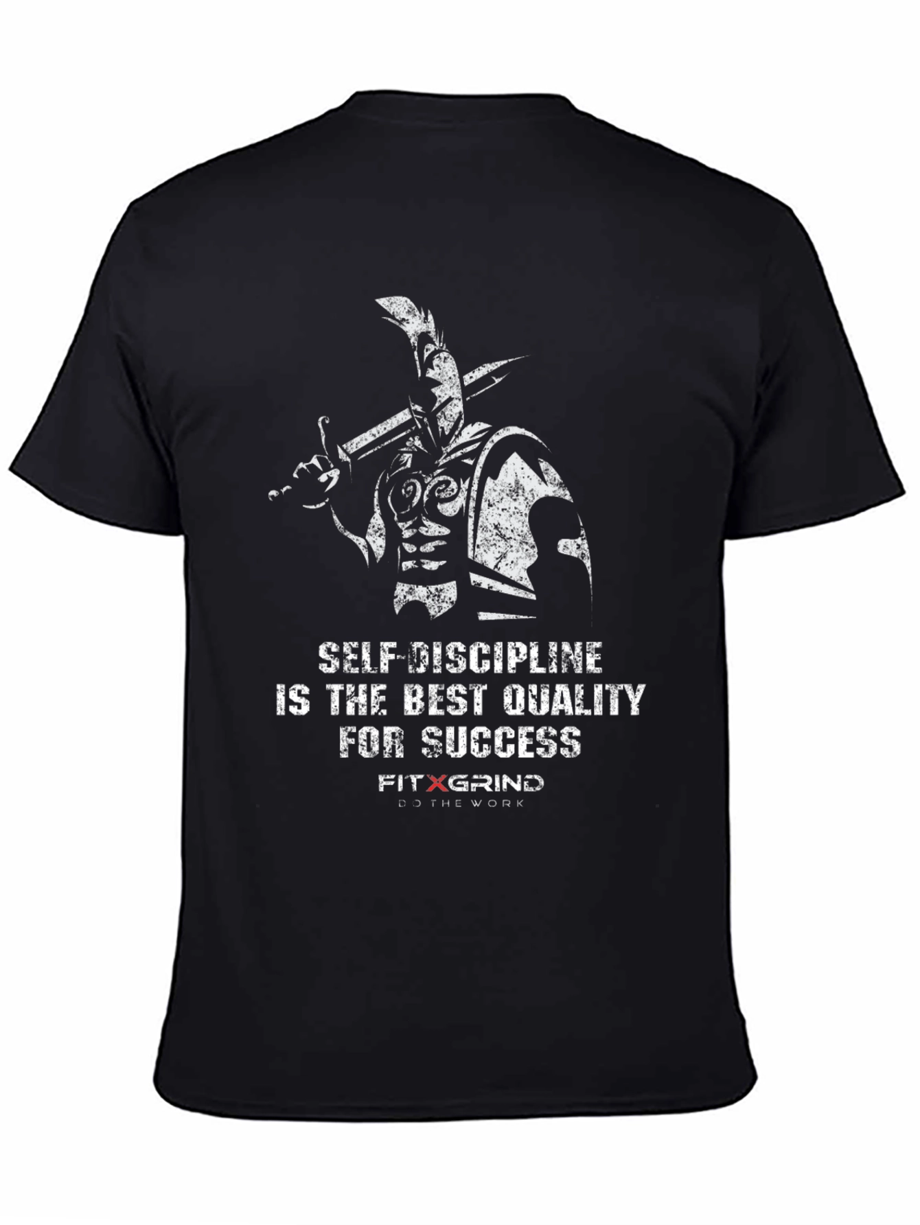 Spartan Warrior Motivation Graphic T-Shirt