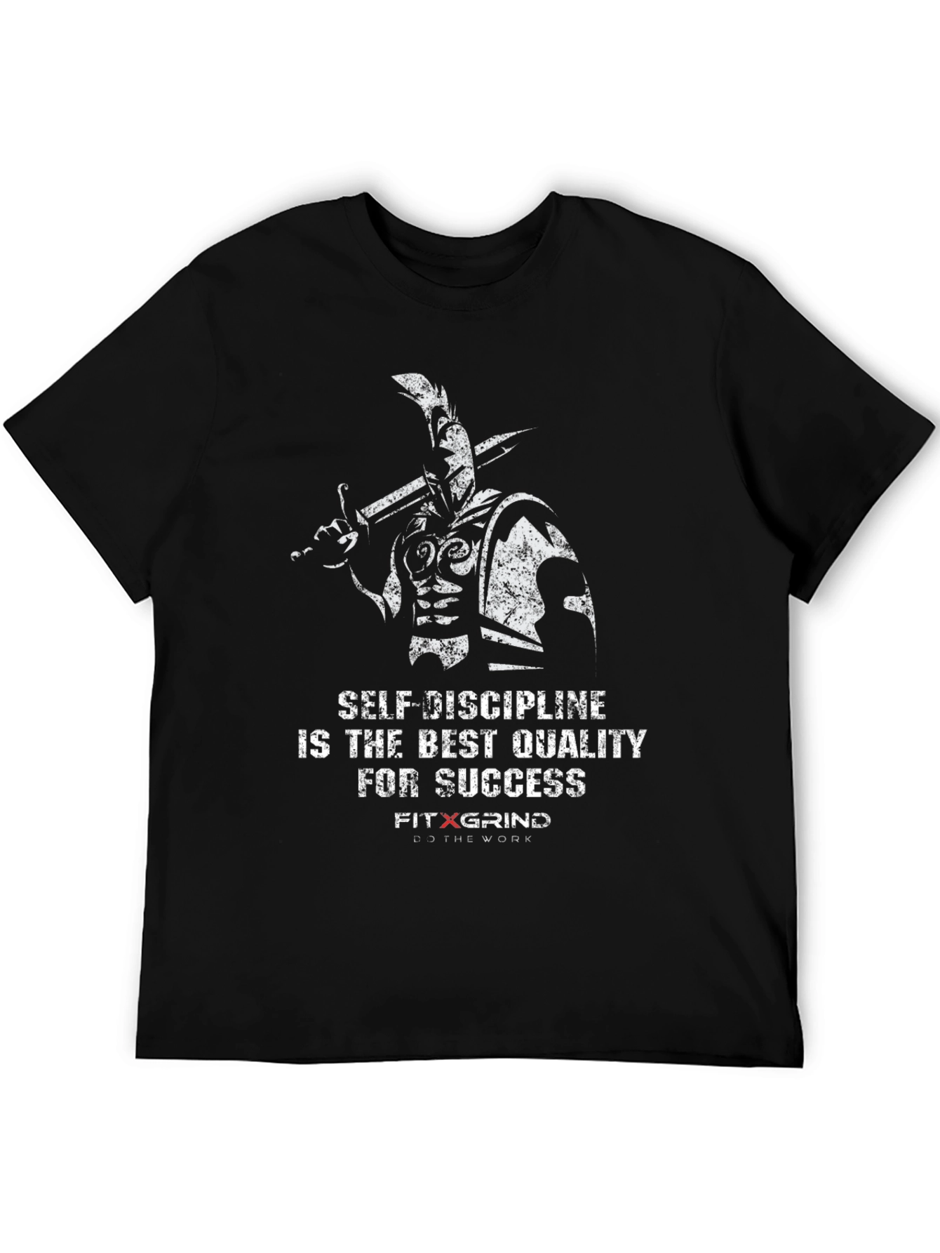 Spartan Warrior Motivation Graphic T-Shirt
