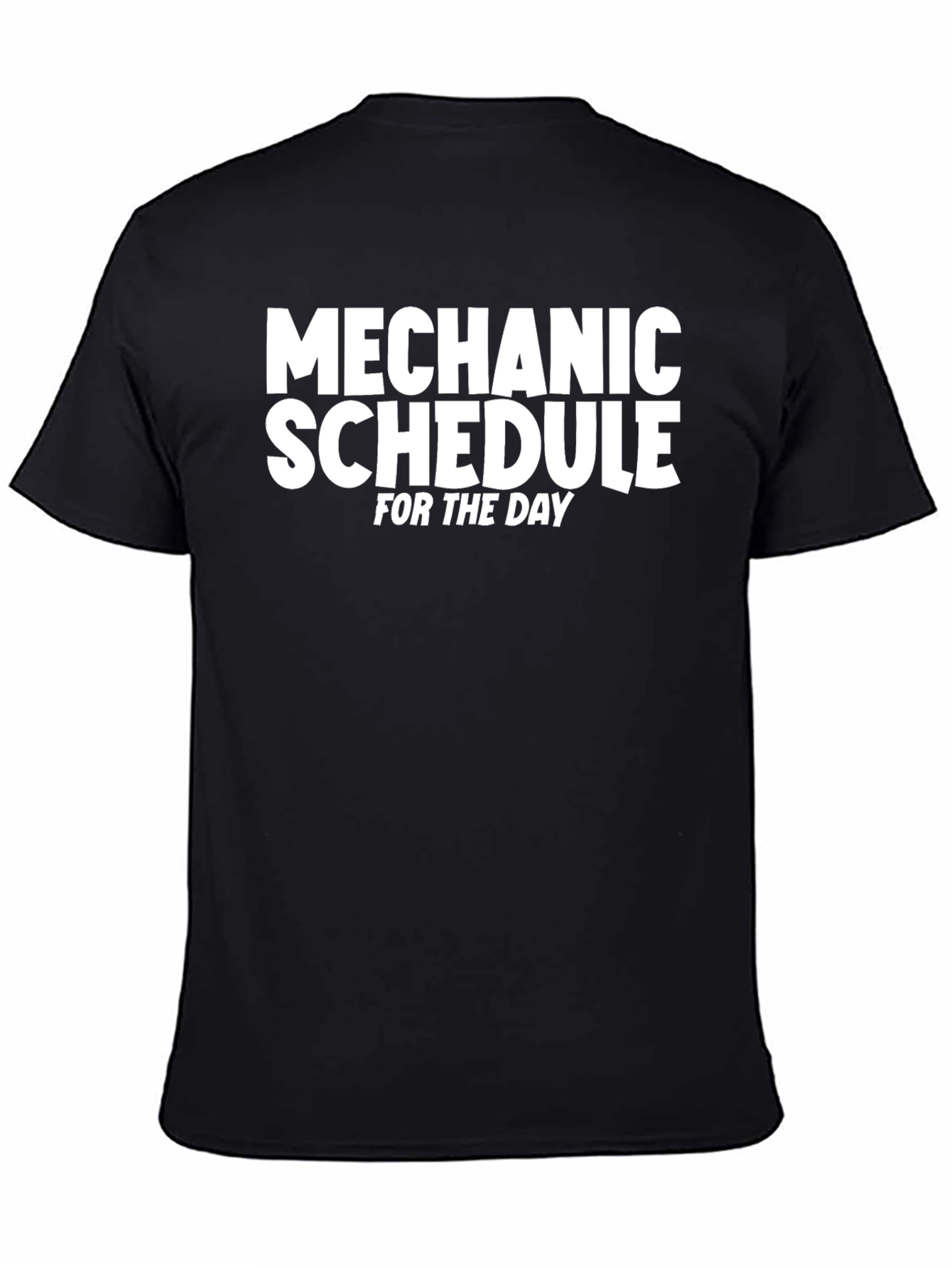 Mechanic Schedule Graphic T-Shirt