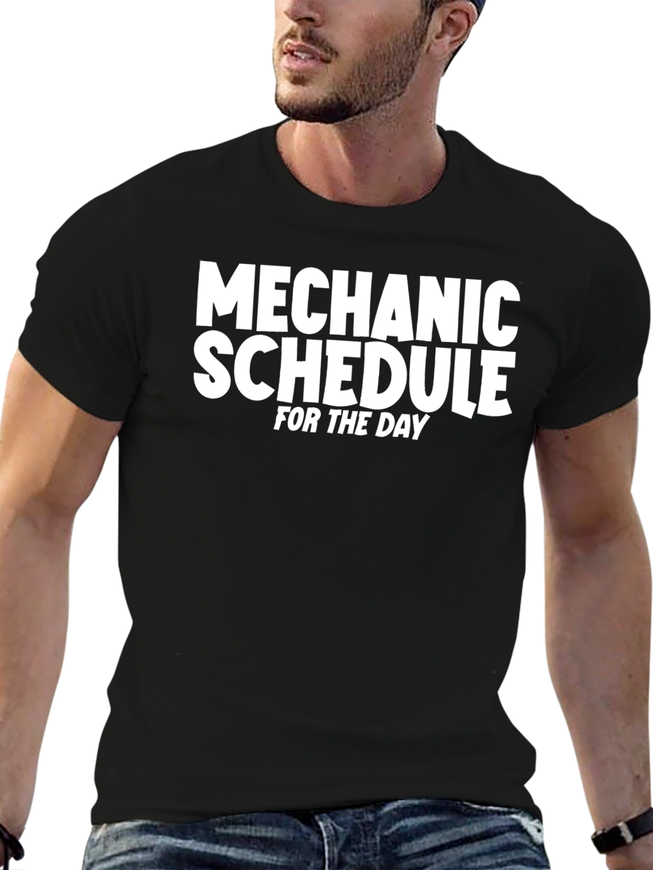 Mechanic Schedule Graphic T-Shirt