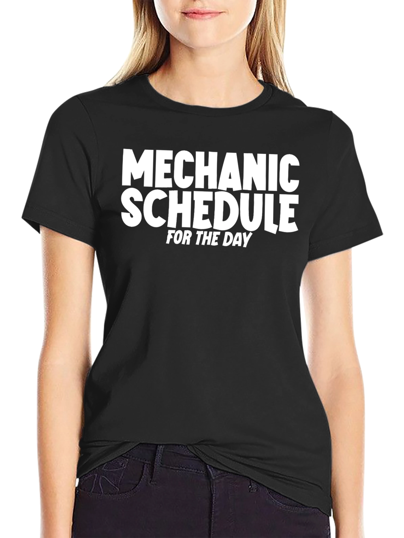 Mechanic Schedule Graphic T-Shirt