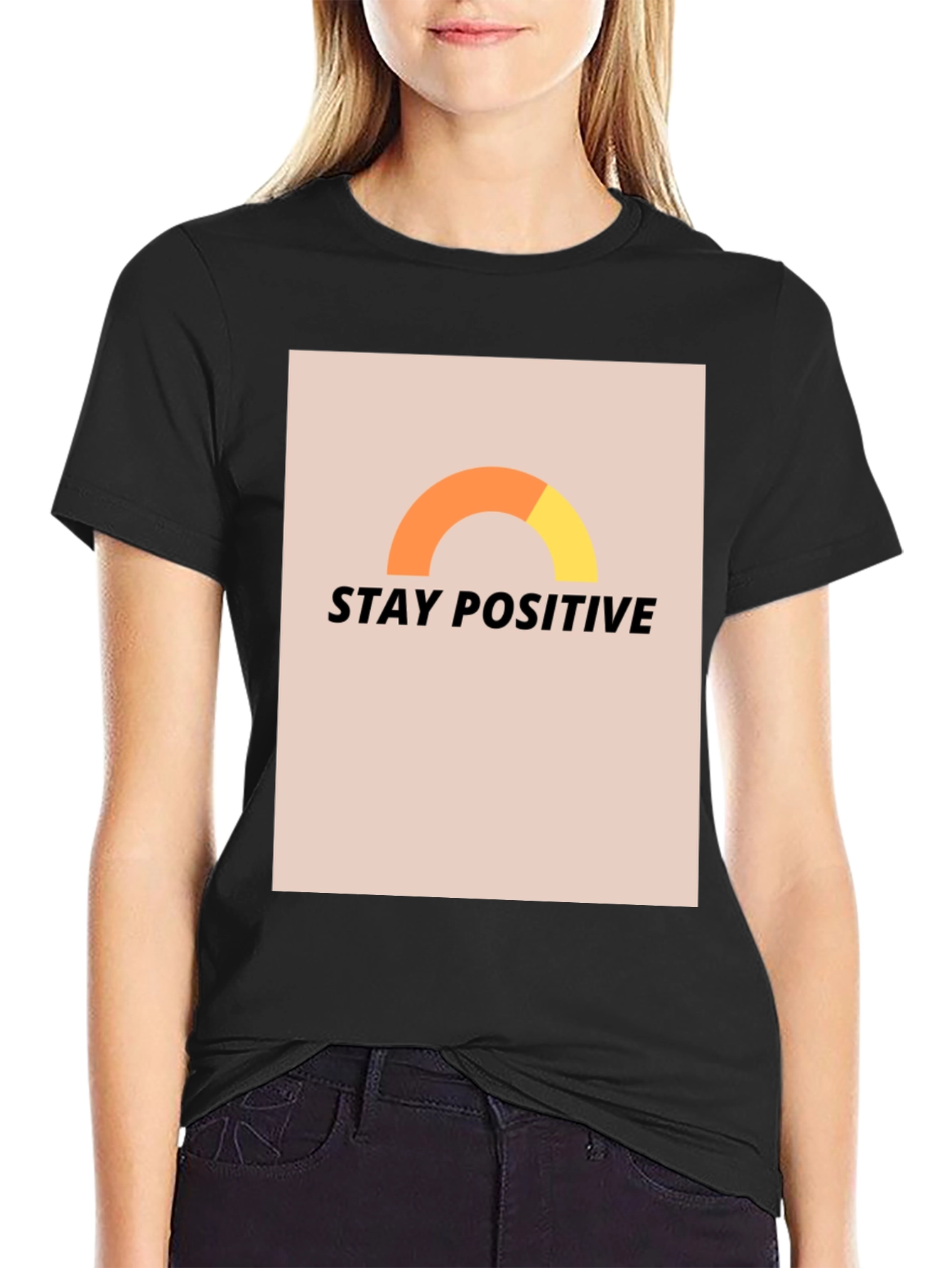 Stay Positive Graphic T-Shirt