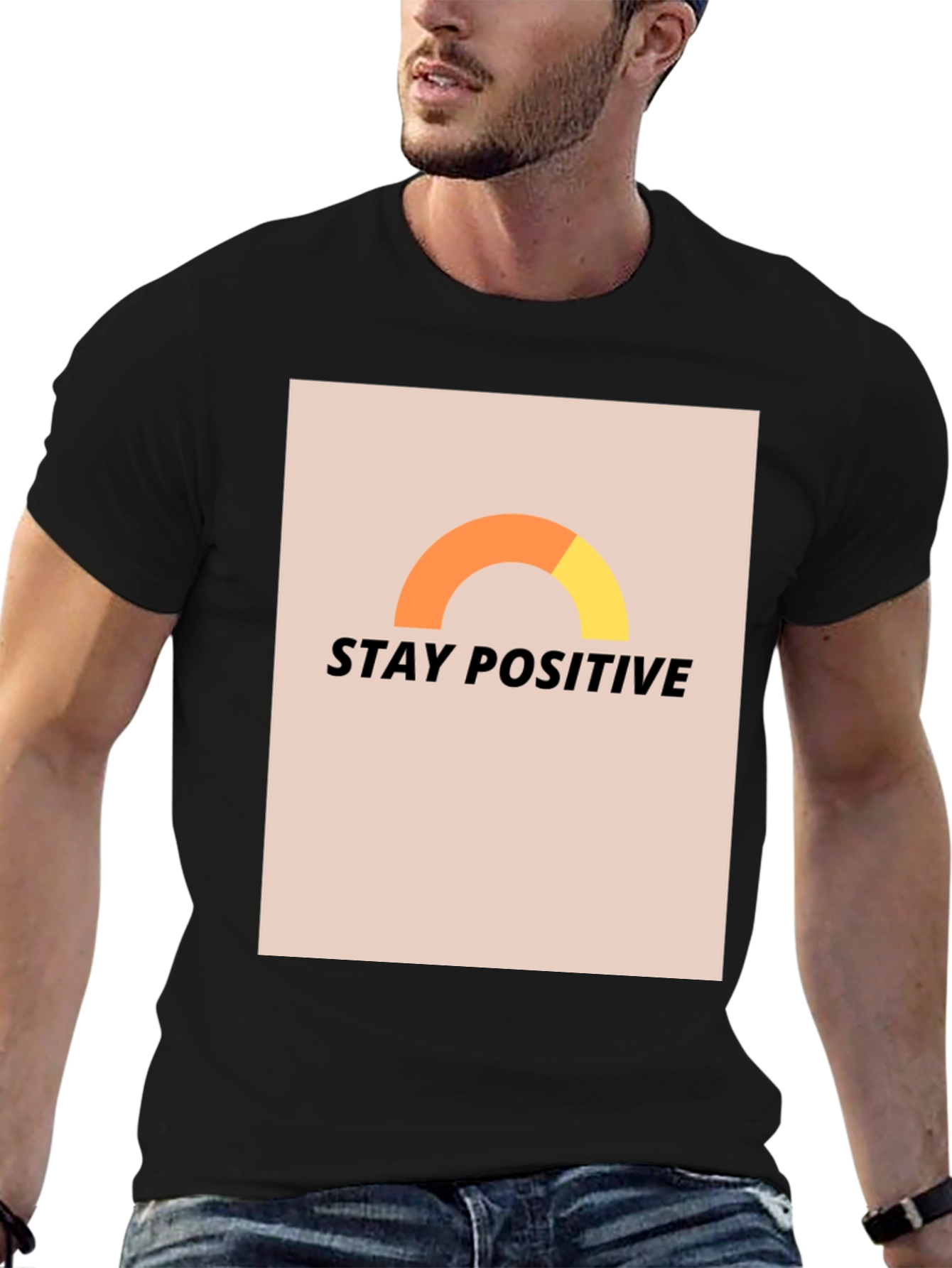 Stay Positive Graphic T-Shirt