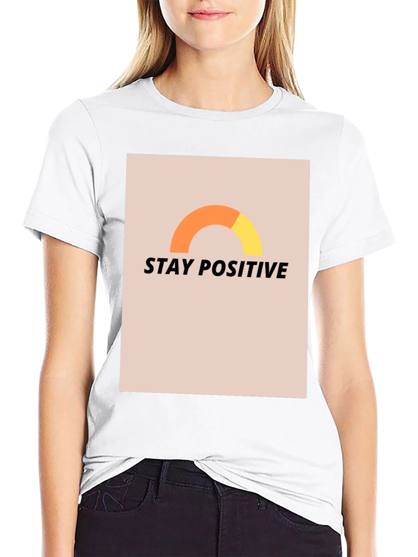 Stay Positive Graphic T-Shirt