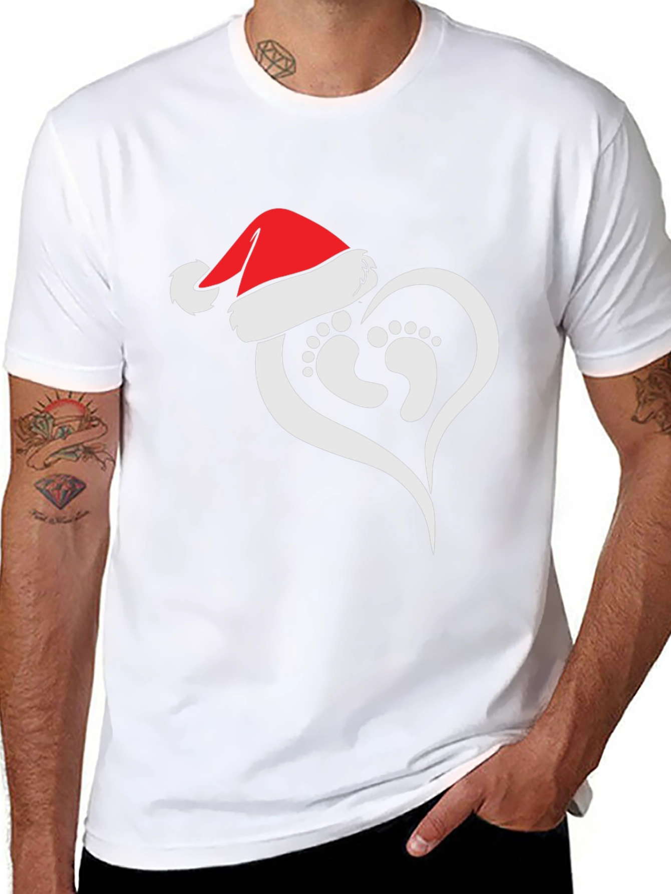 Christmas Baby Heart T-Shirt
