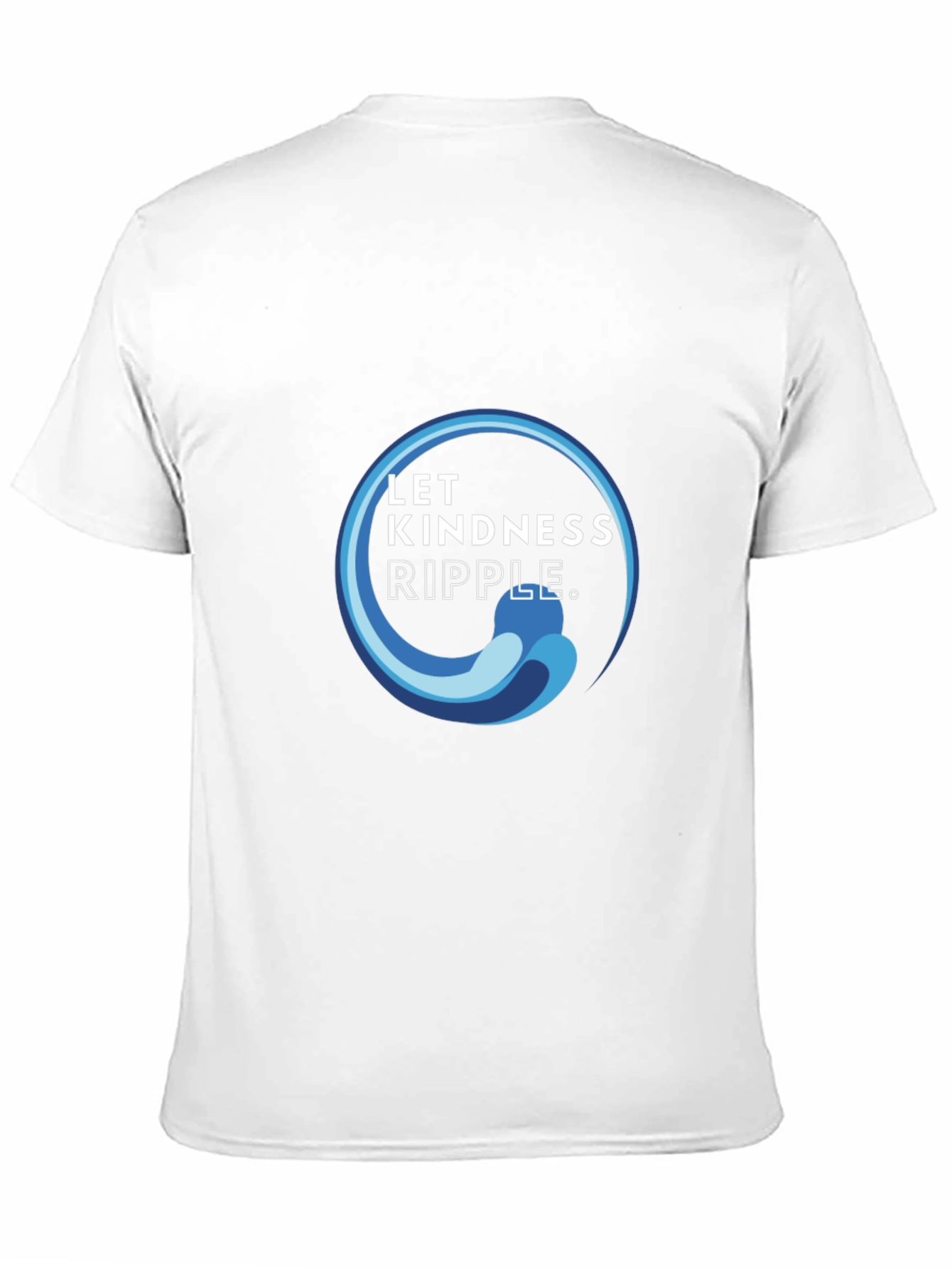 Kindness Ripple Black T-Shirt - Inspiring Graphic Tee