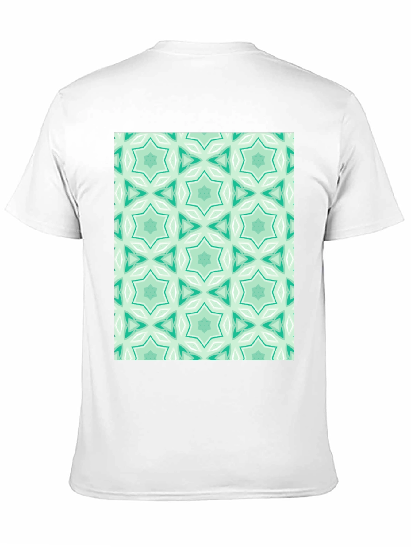 Patterned Graphic Print Tee