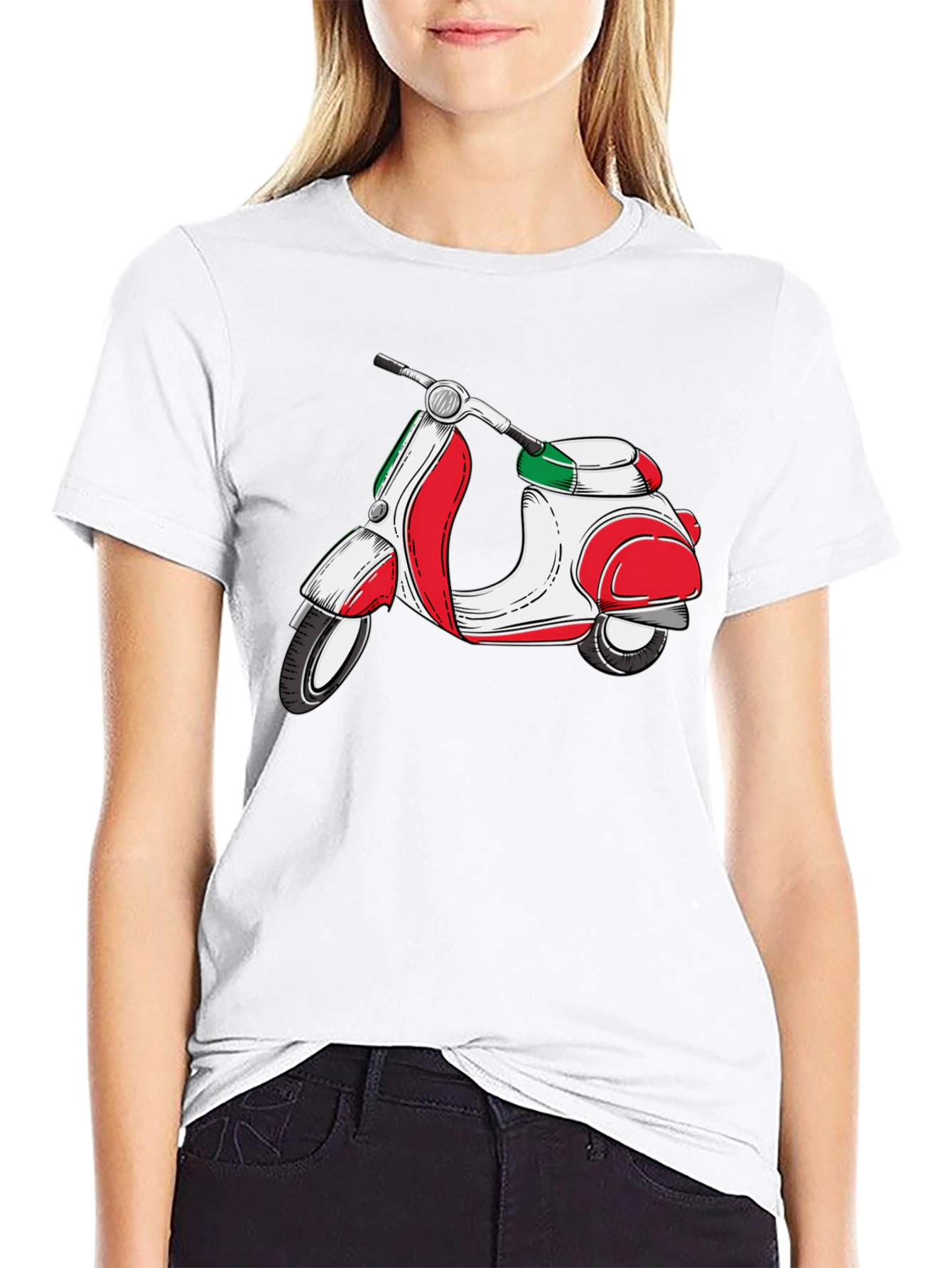 Italian Scooter Graphic Tee