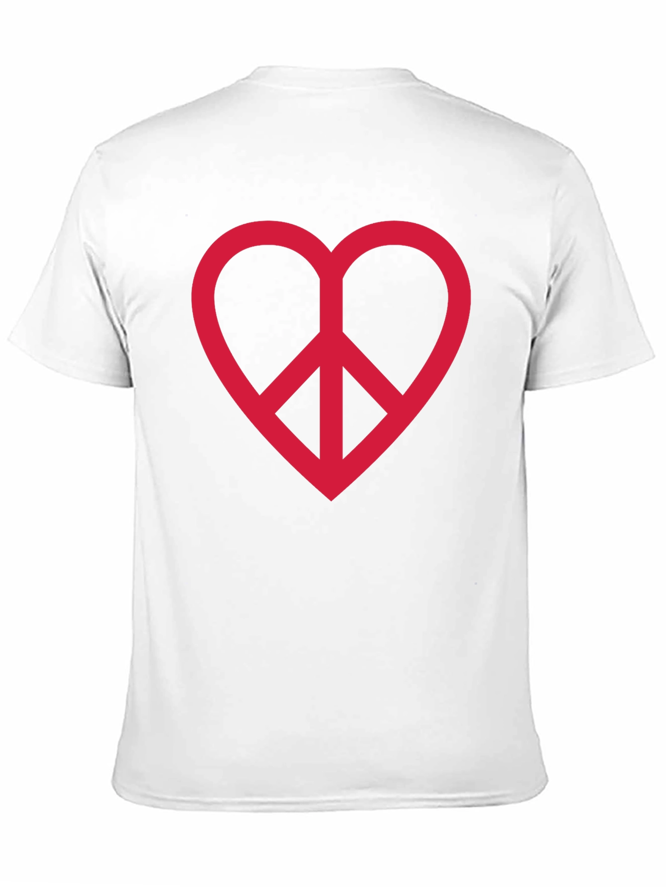 Peace and Love Heart T-Shirt