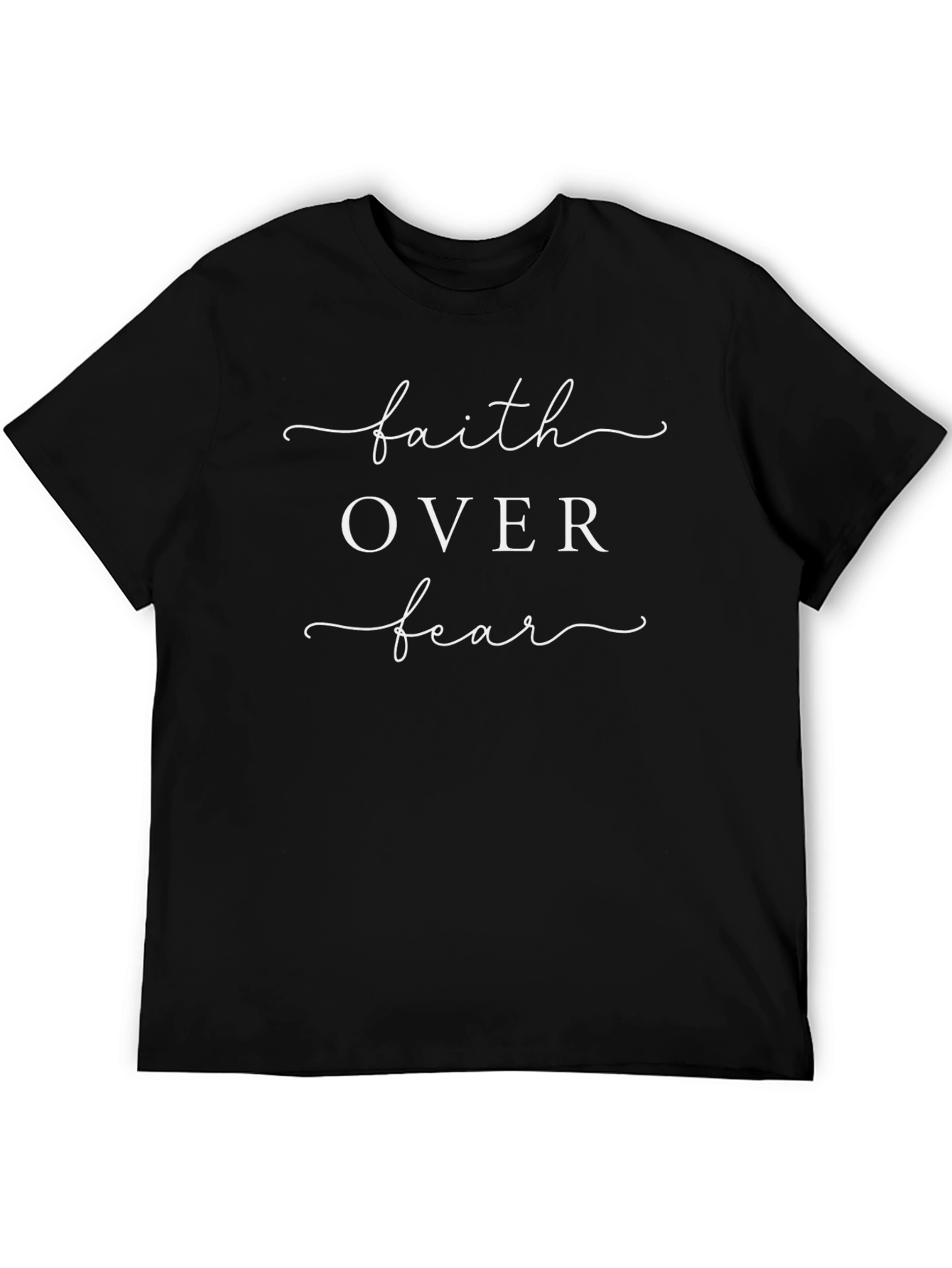 Faith Over Fear Graphic T-Shirt - Christian Apparel