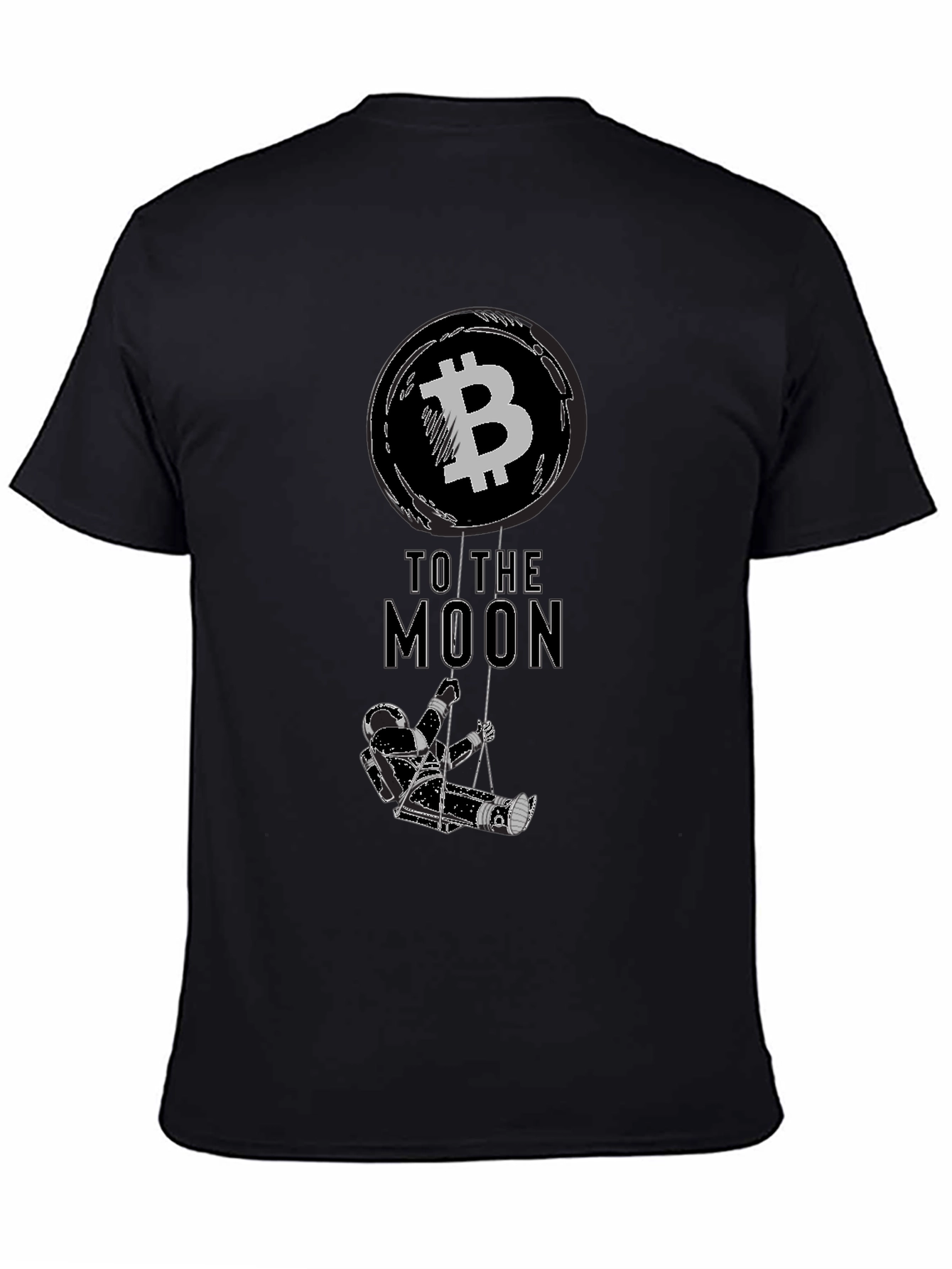 Bitcoin to the Moon Graphic Tee