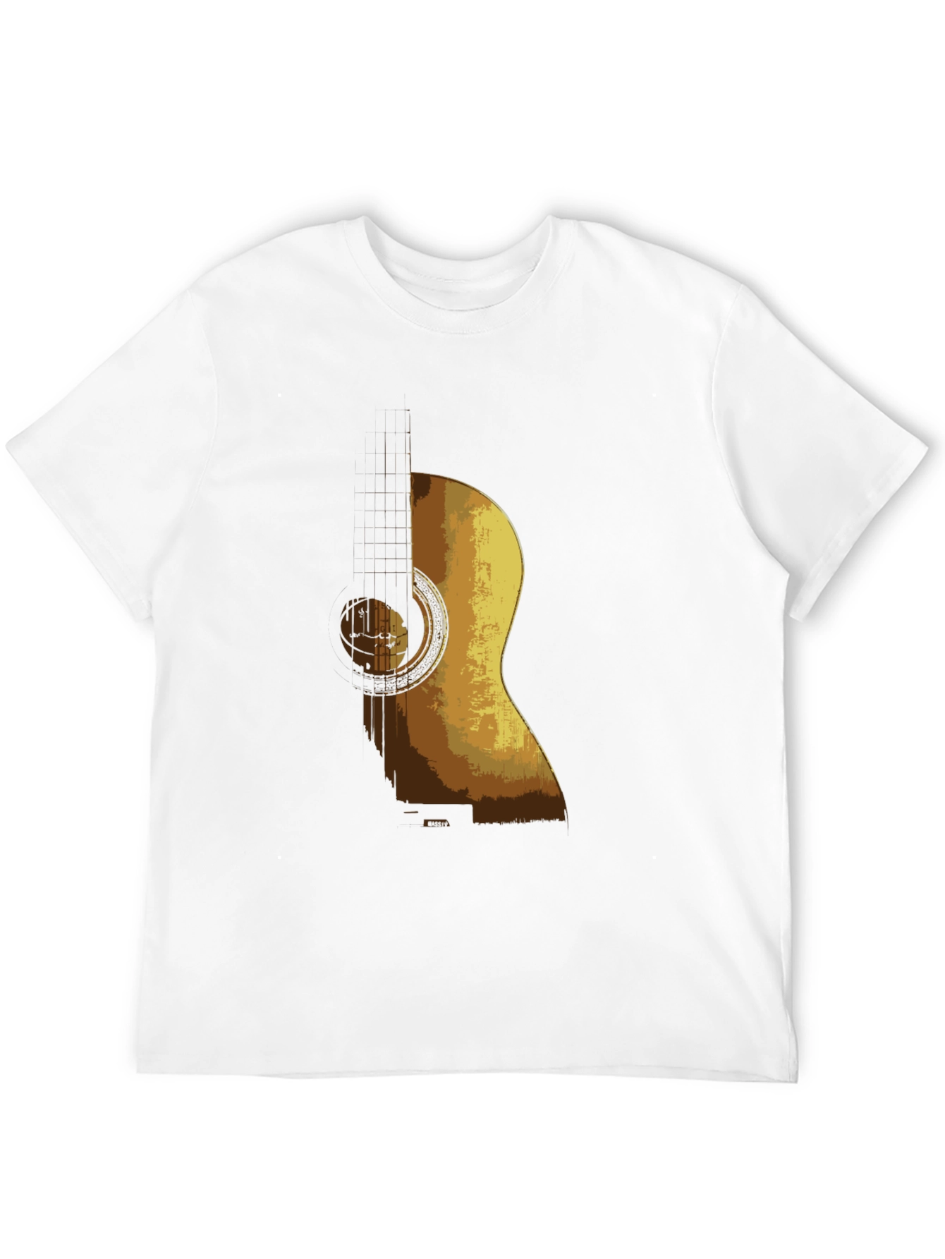 Guitar Graphic Black T-Shirt