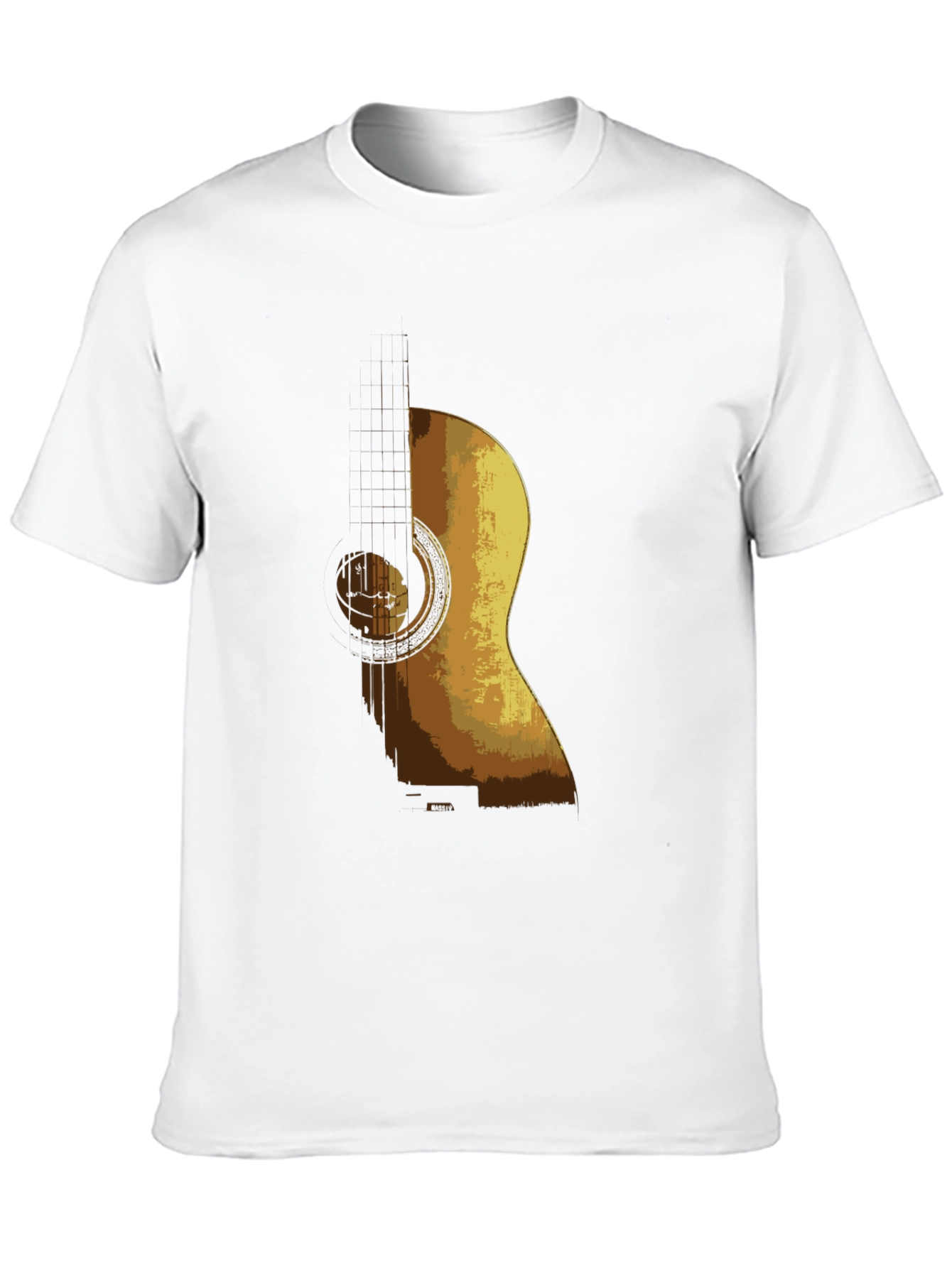 Guitar Graphic Black T-Shirt