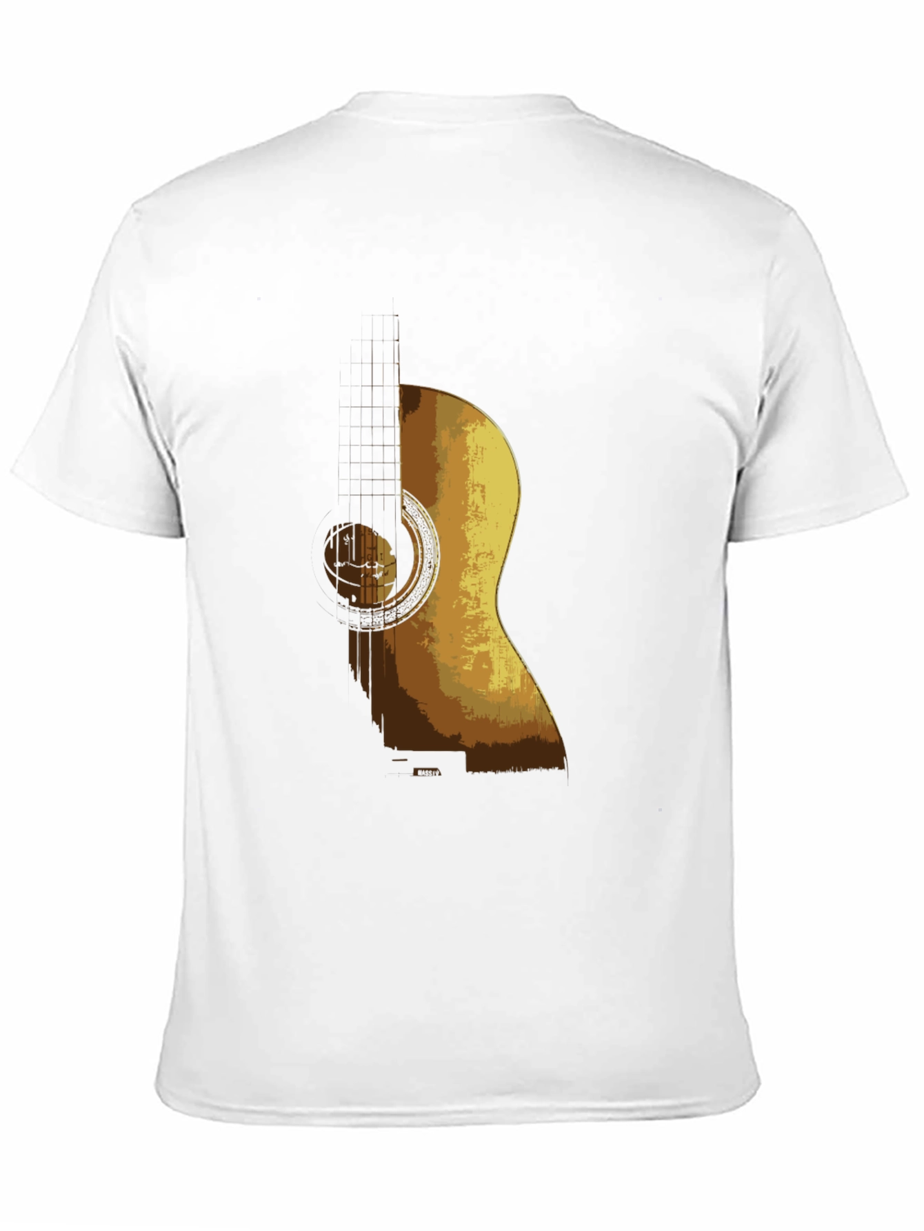 Guitar Graphic Black T-Shirt