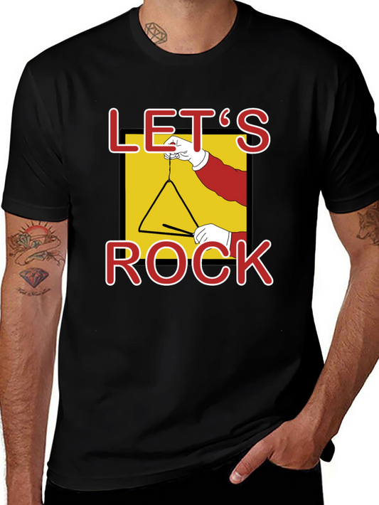 Lets Rock Triangle Music T-Shirt