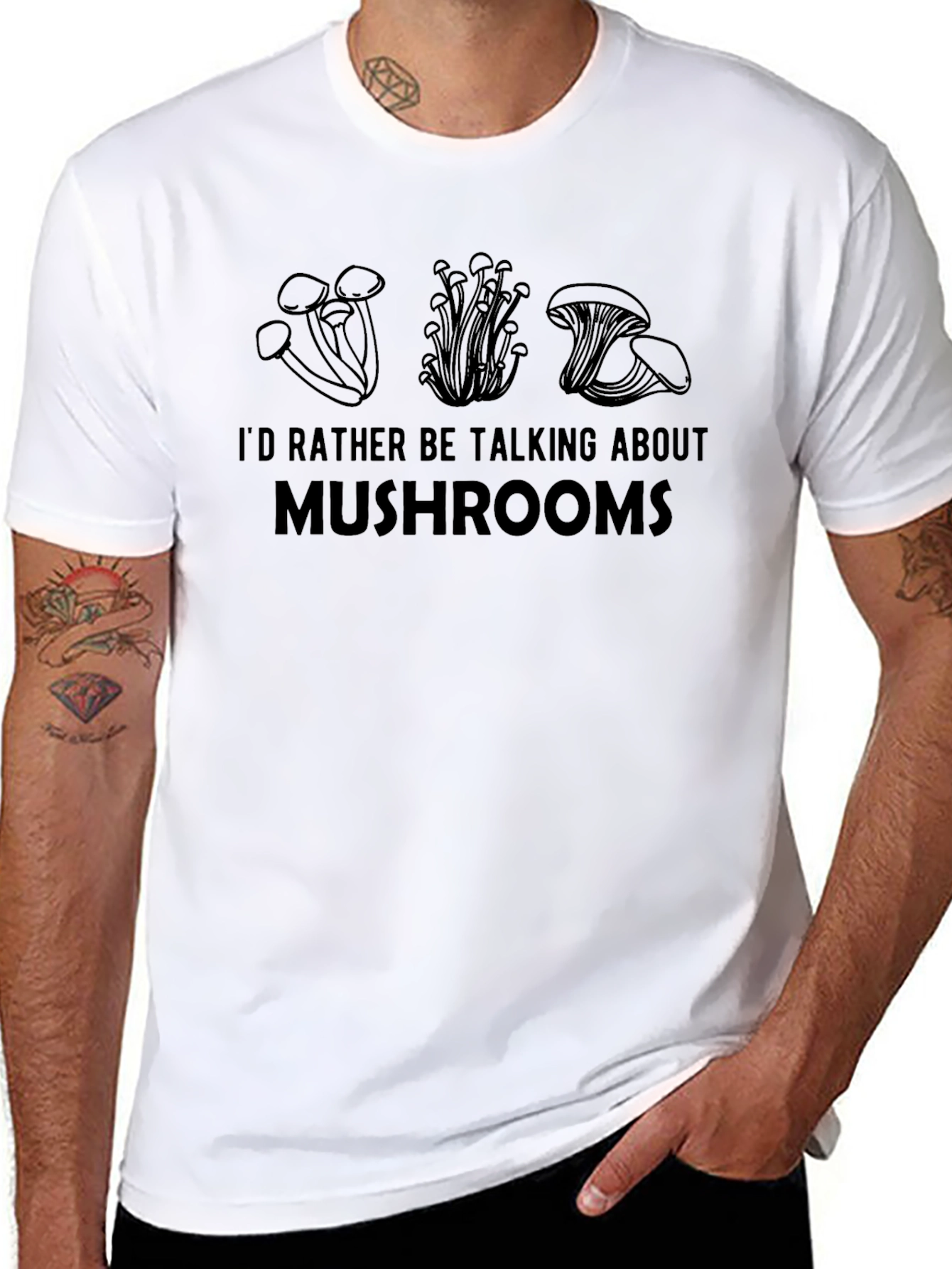 Mushroom Lover Graphic T-Shirt