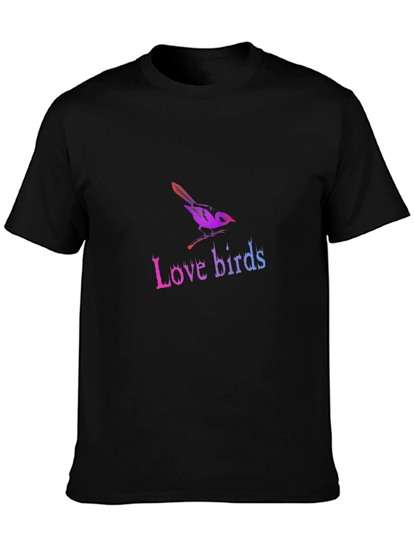 Love Birds Graphic T-Shirt - Trendy Casual Tee