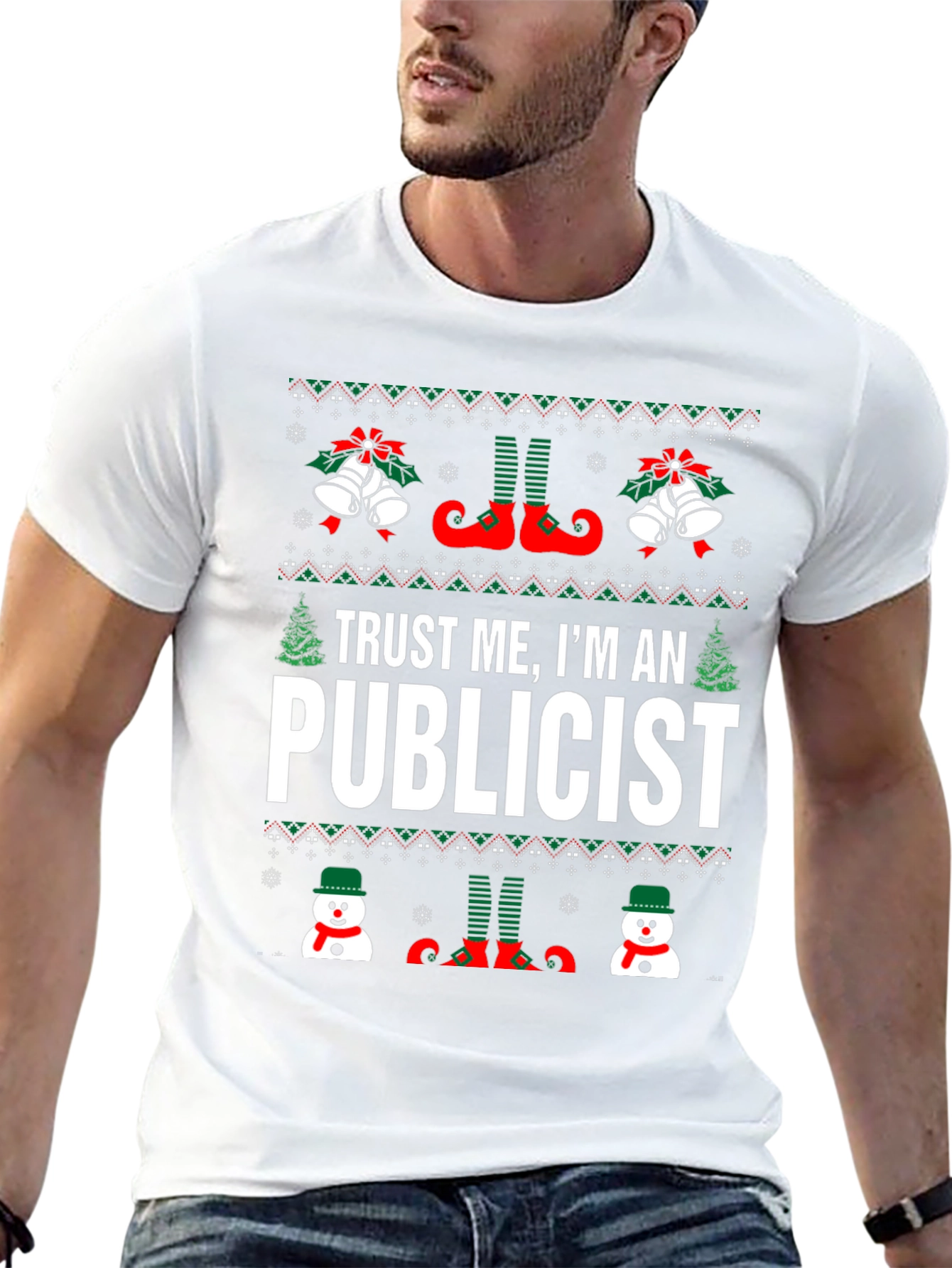 Trust Me Im an Publicist Ugly Christmas T-Shirt