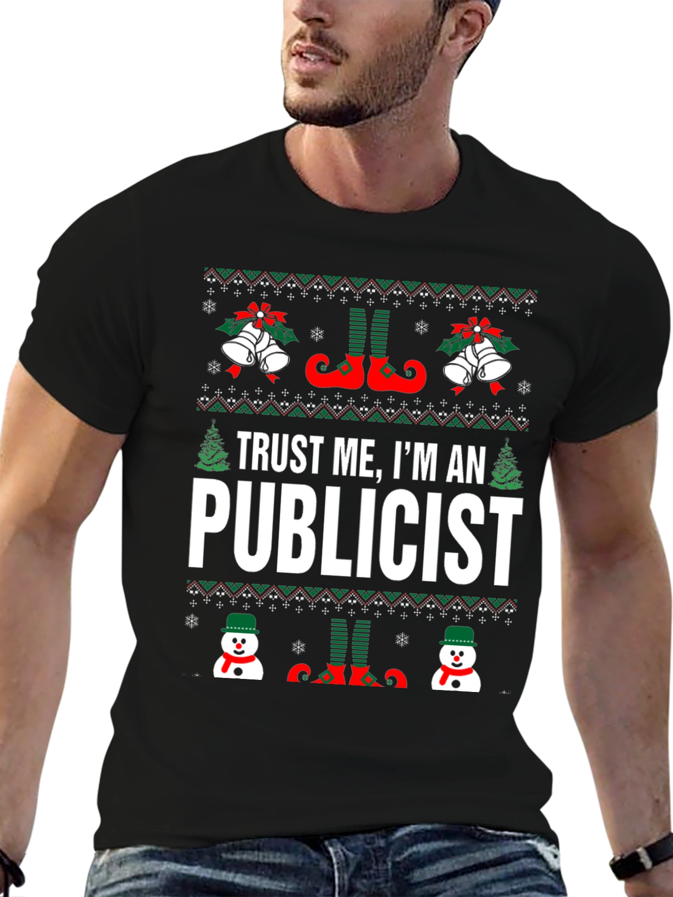 Trust Me Im an Publicist Ugly Christmas T-Shirt