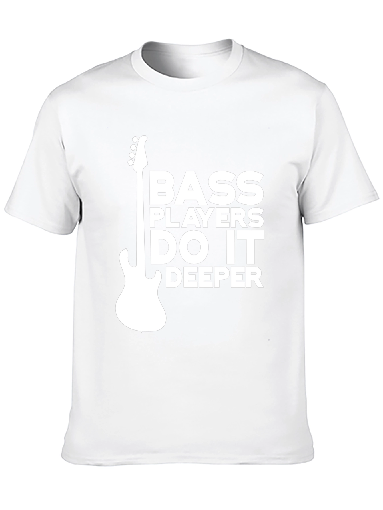 Bass Players Do It Deeper Graphic T-Shirt