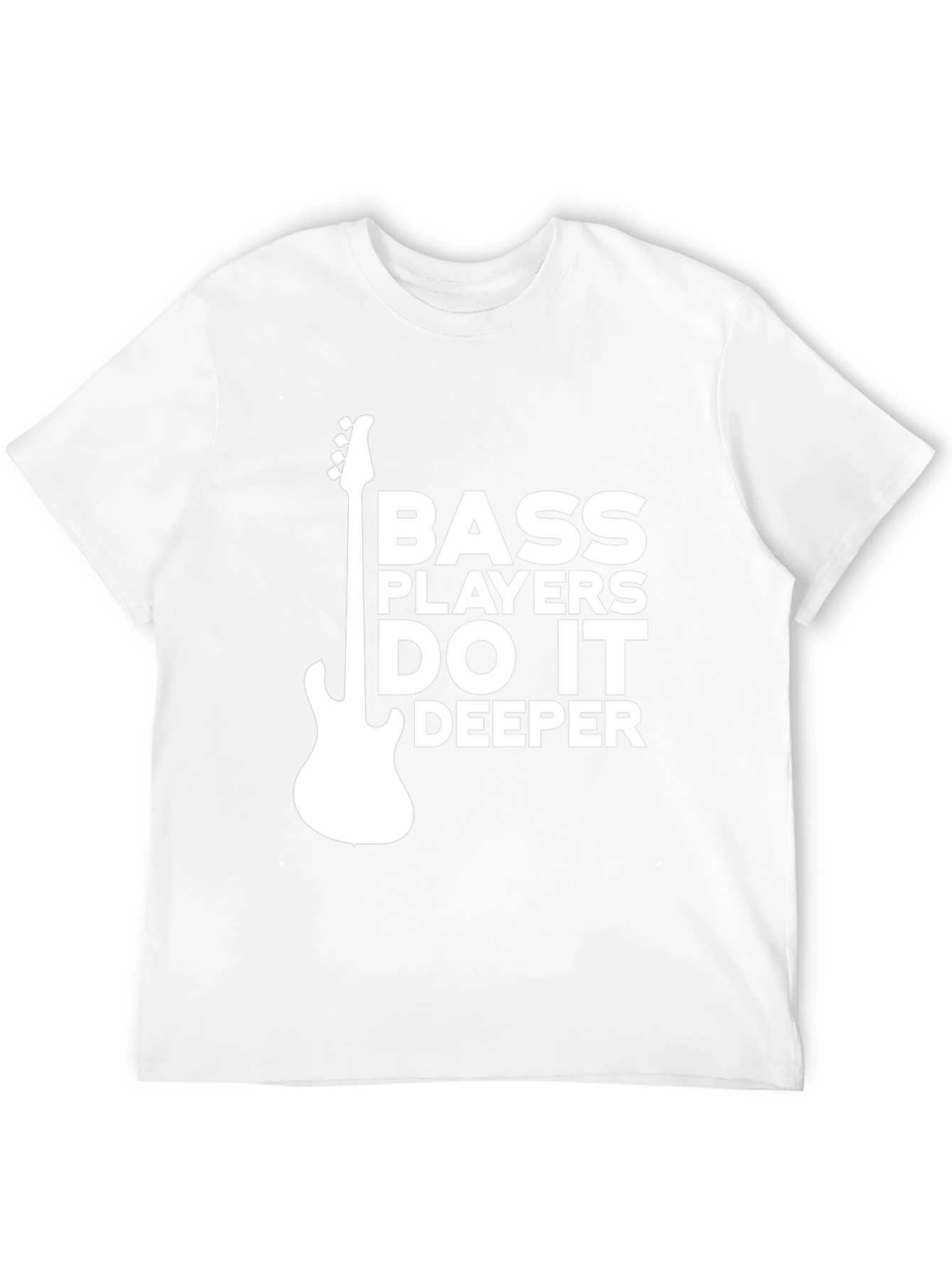 Bass Players Do It Deeper Graphic T-Shirt