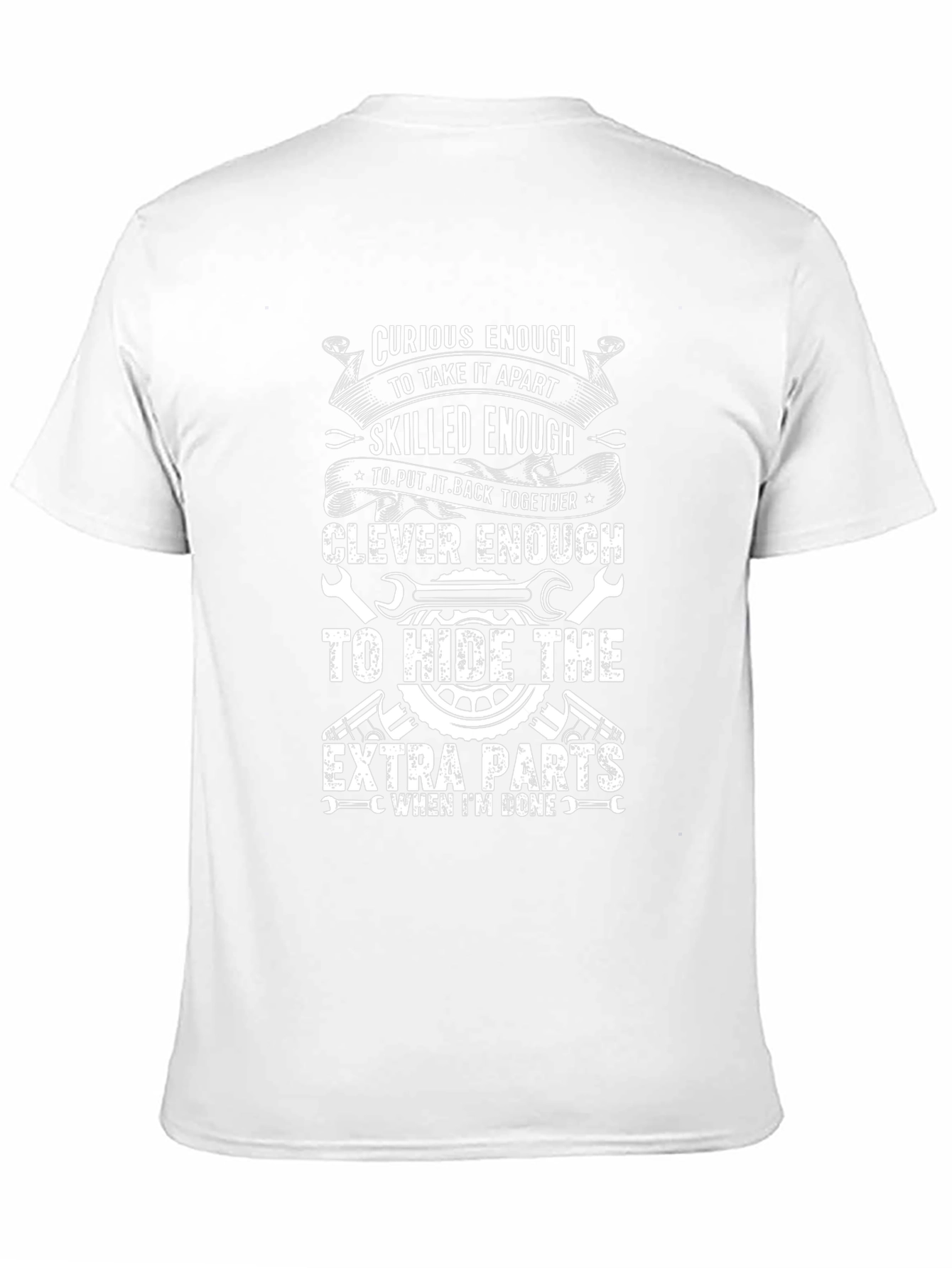 Curious Enough Mechanic Humor T-Shirt