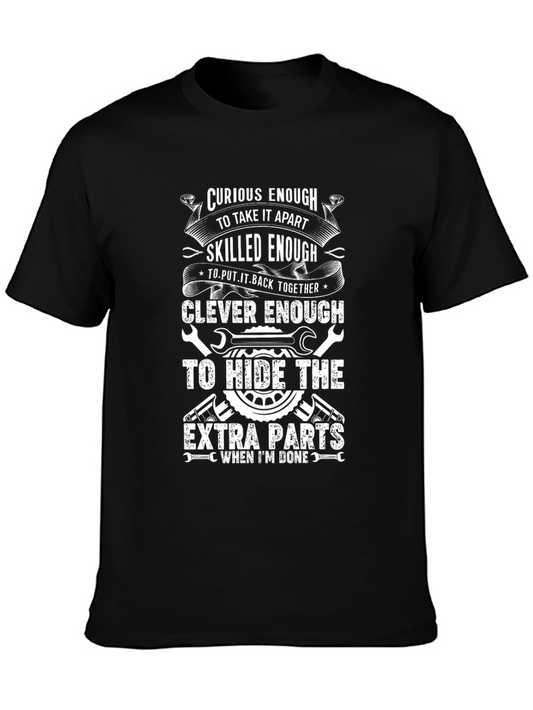 Curious Enough Mechanic Humor T-Shirt