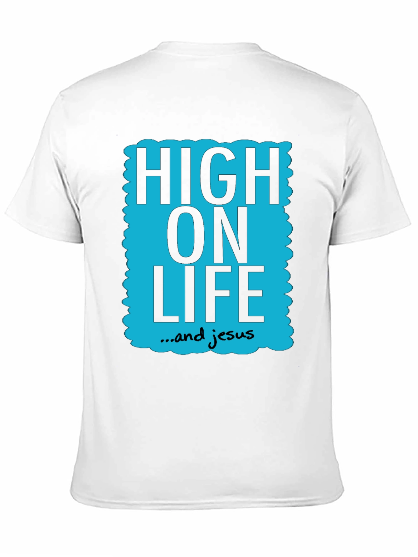 High On Life & Jesus Graphic Tee - Black