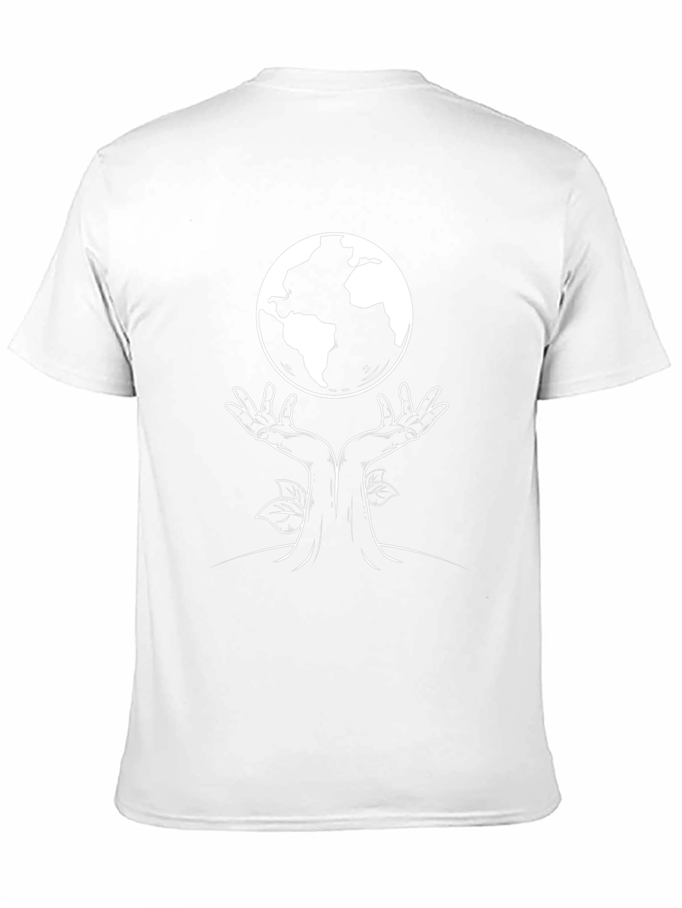 Earth Hands Graphic Tee - Nature Lover T-Shirt