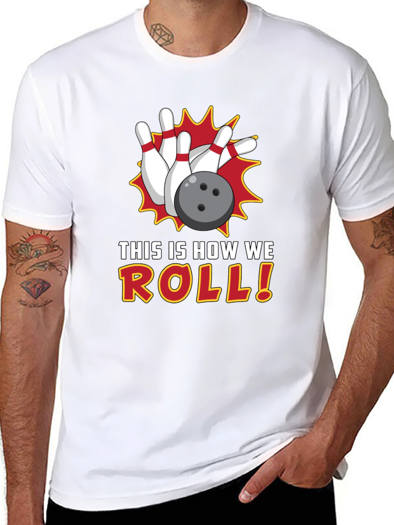 Bowling T-Shirt: This is How We Roll!