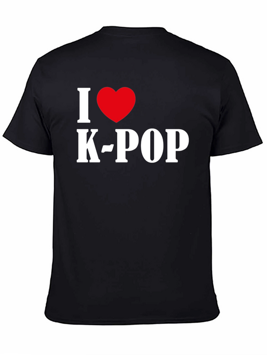 I Heart K-Pop Black T-Shirt