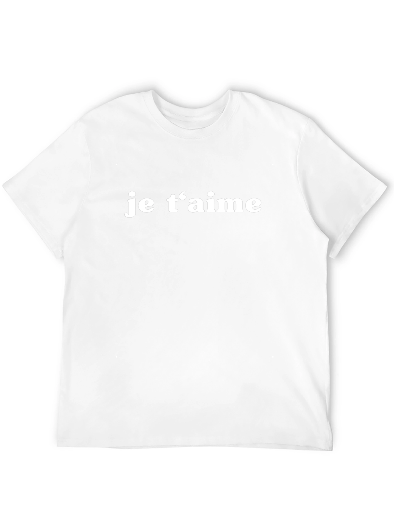Je Taime Graphic Tee - Black T-Shirt