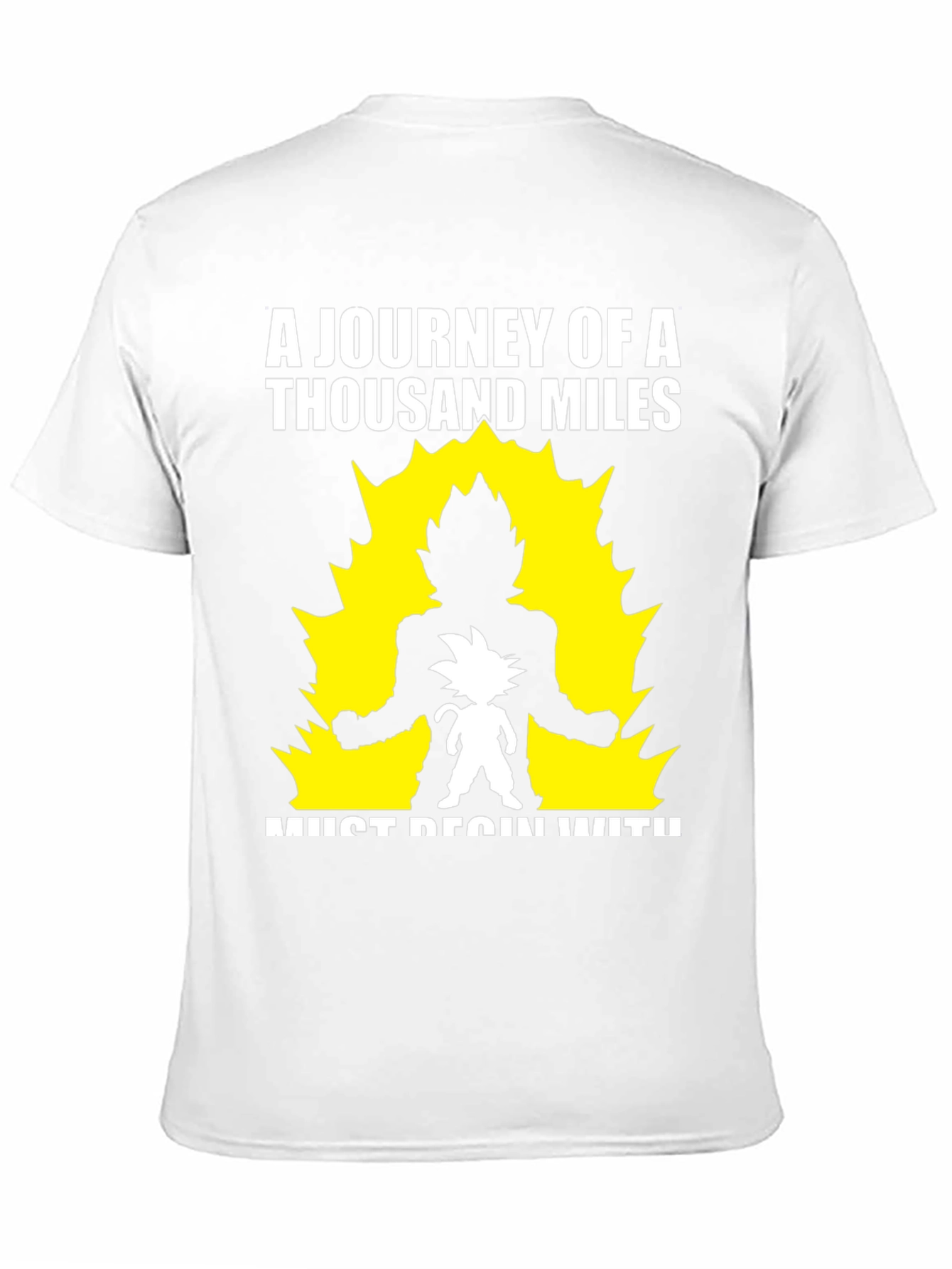 Goku Journey T-Shirt - Thousand Miles Start Here