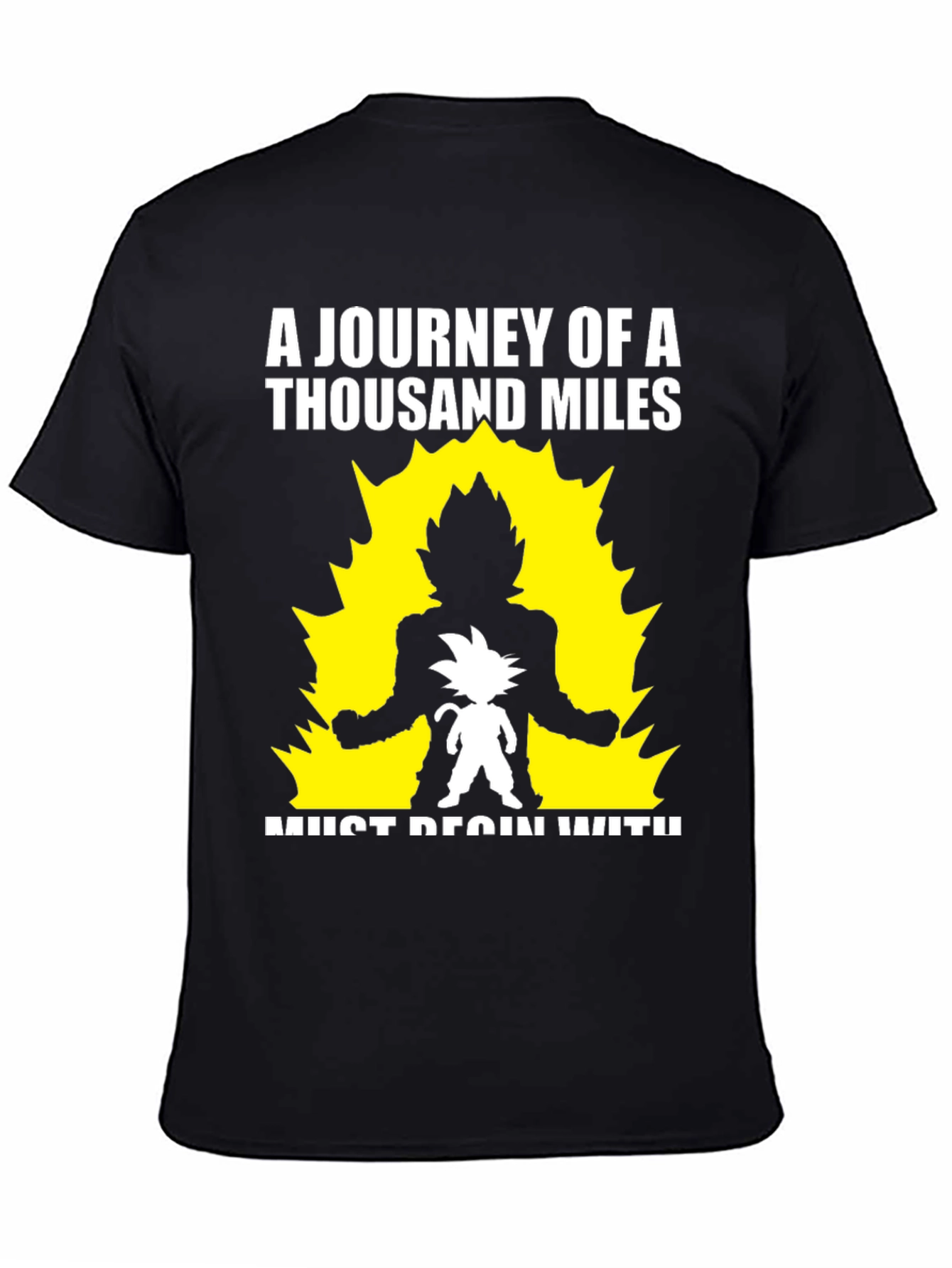 Goku Journey T-Shirt - Thousand Miles Start Here