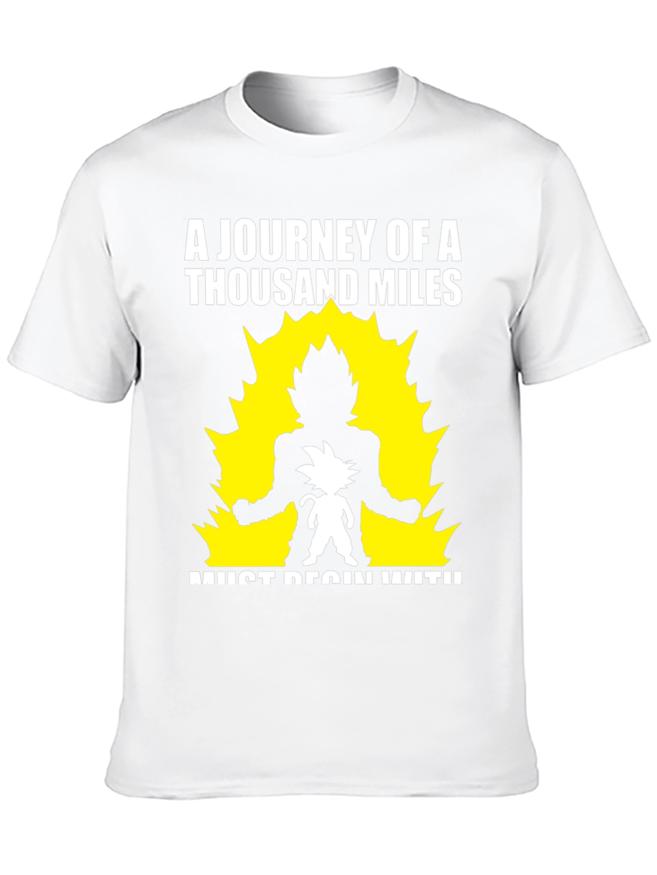 Goku Journey T-Shirt - Thousand Miles Start Here