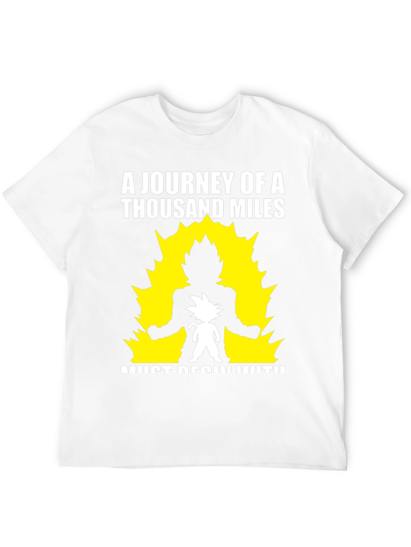Goku Journey T-Shirt - Thousand Miles Start Here