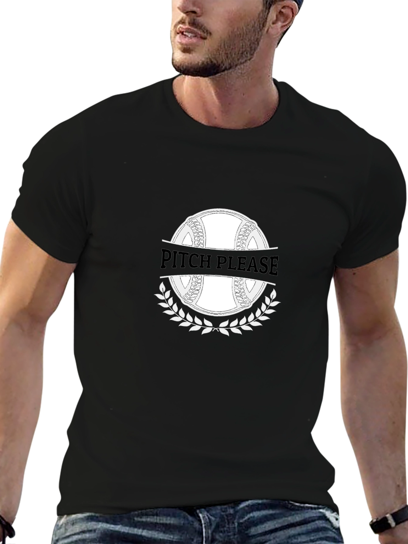 Pitch Please Baseball Graphic Tee
