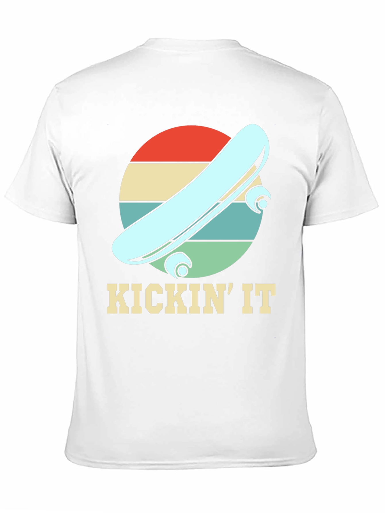 KICKIN IT Skateboard Retro Tee