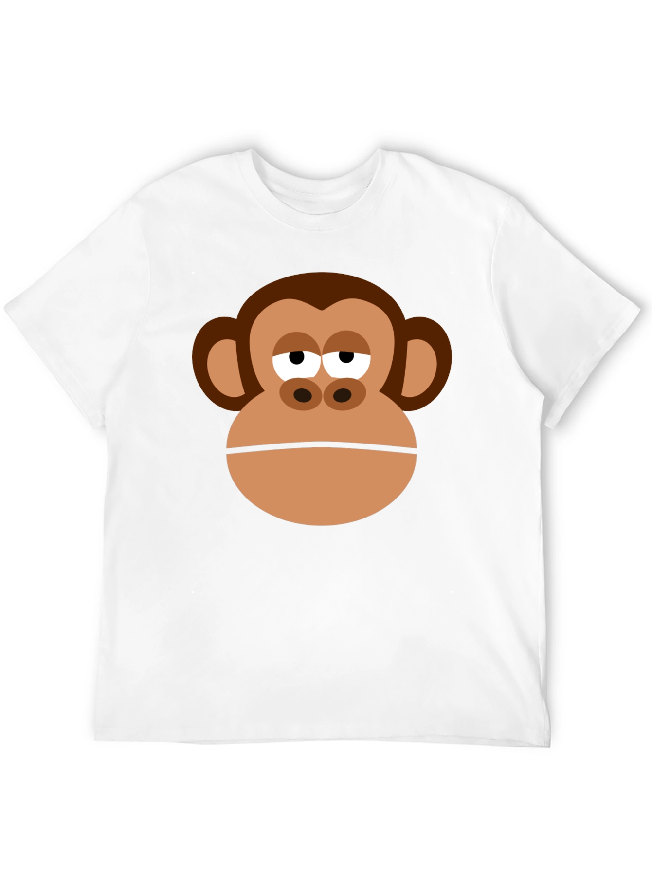Funny Monkey Graphic Mens Black T-Shirt