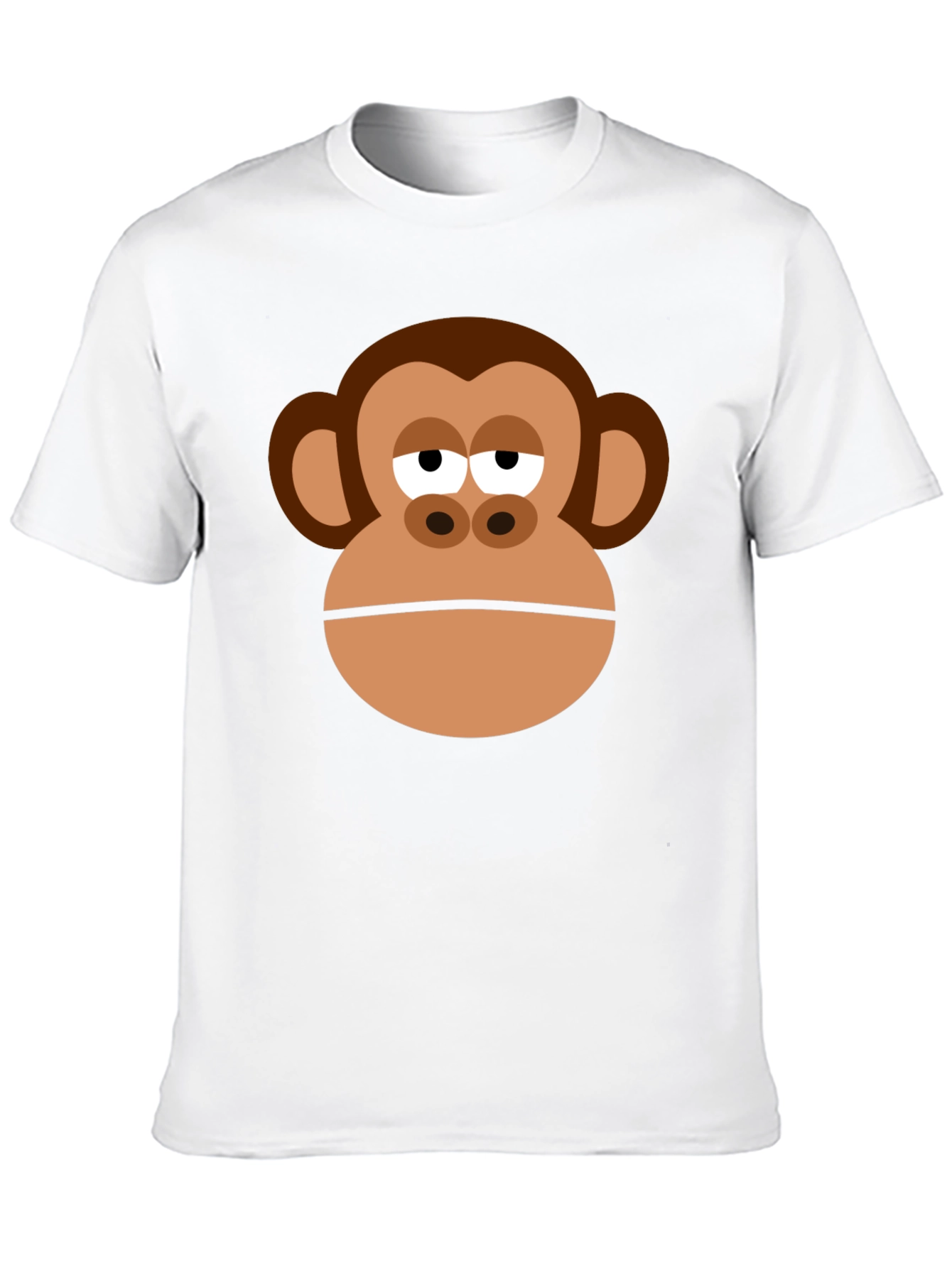 Funny Monkey Graphic Mens Black T-Shirt