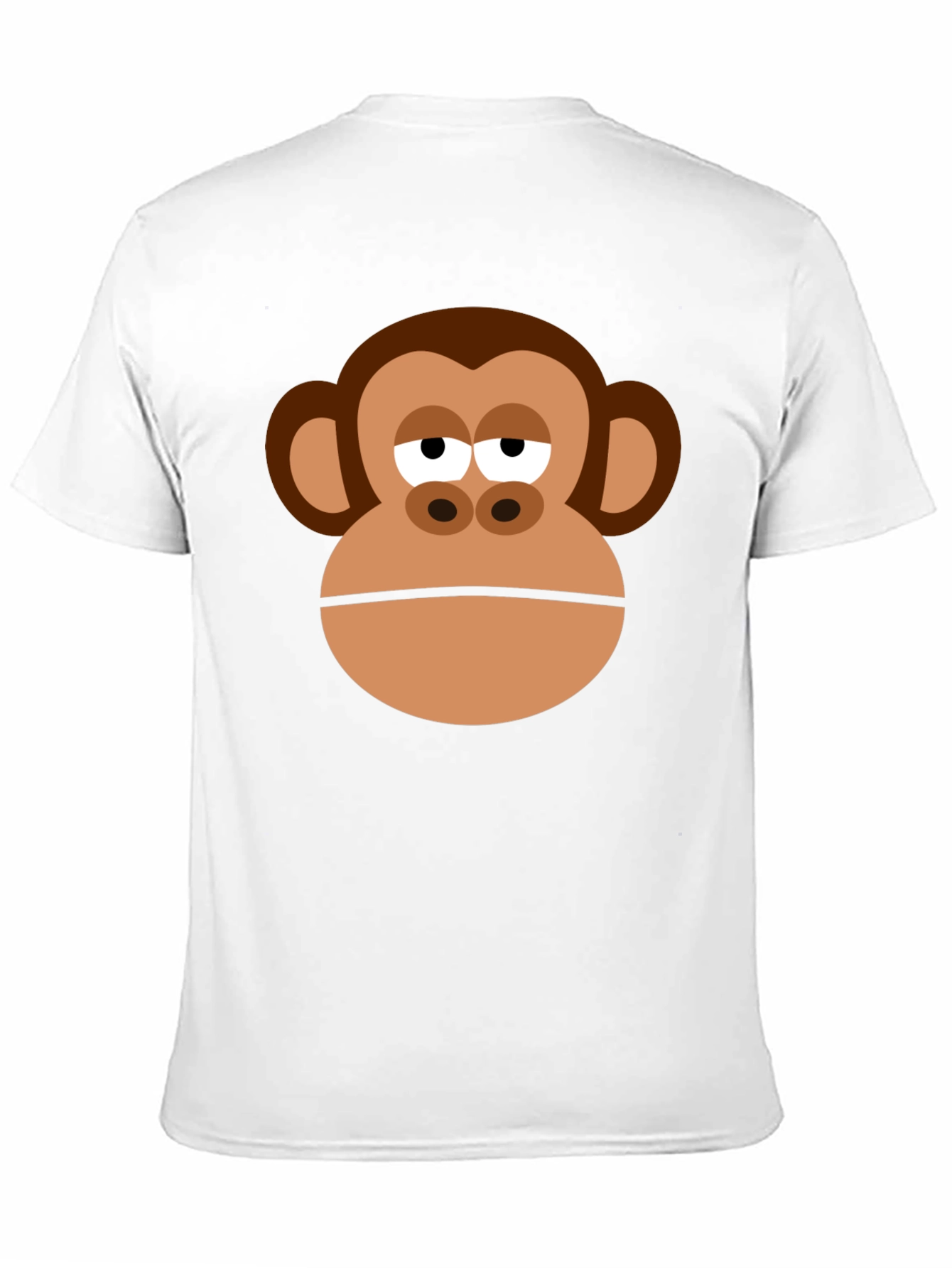 Funny Monkey Graphic Mens Black T-Shirt