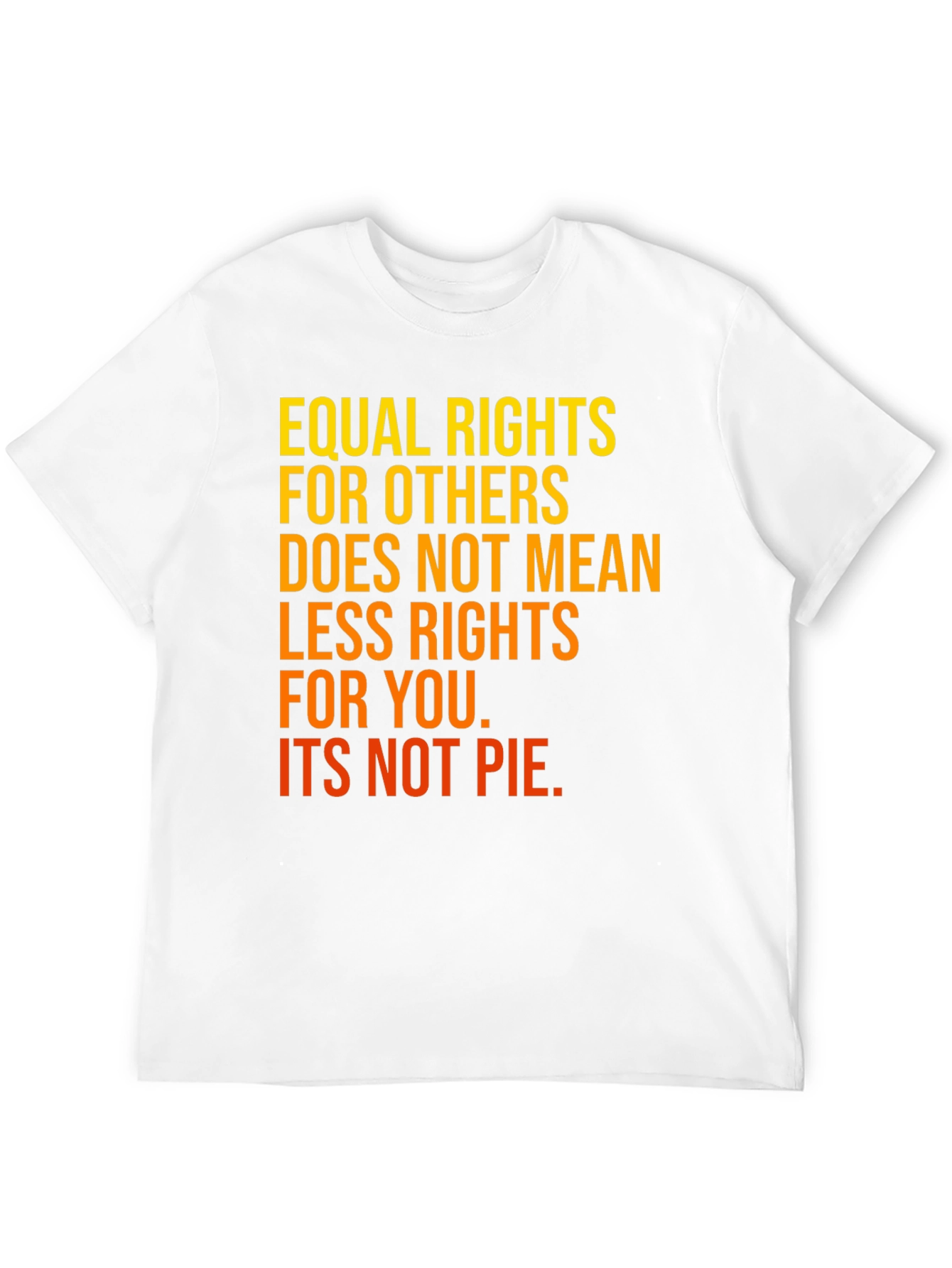 Equal Rights T-Shirt - Black Cotton Advocacy Tee