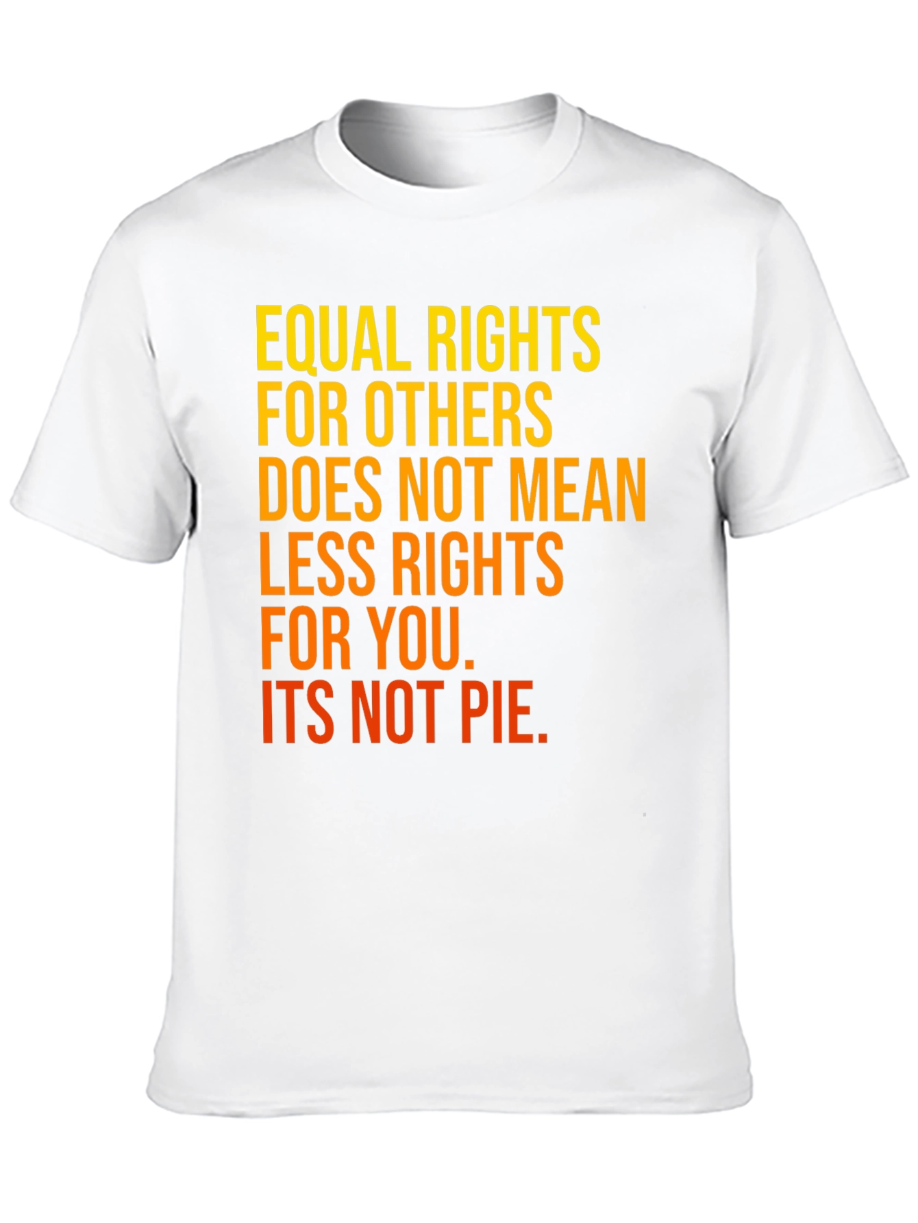 Equal Rights T-Shirt - Black Cotton Advocacy Tee