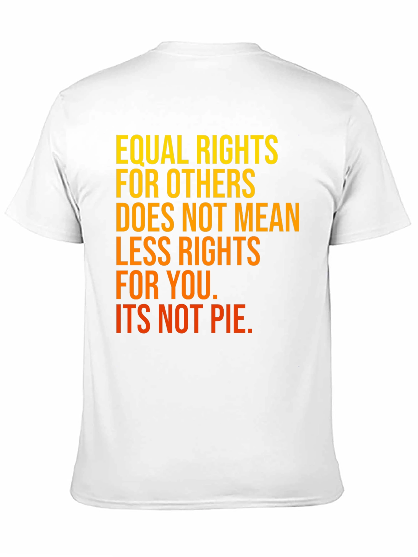 Equal Rights T-Shirt - Black Cotton Advocacy Tee
