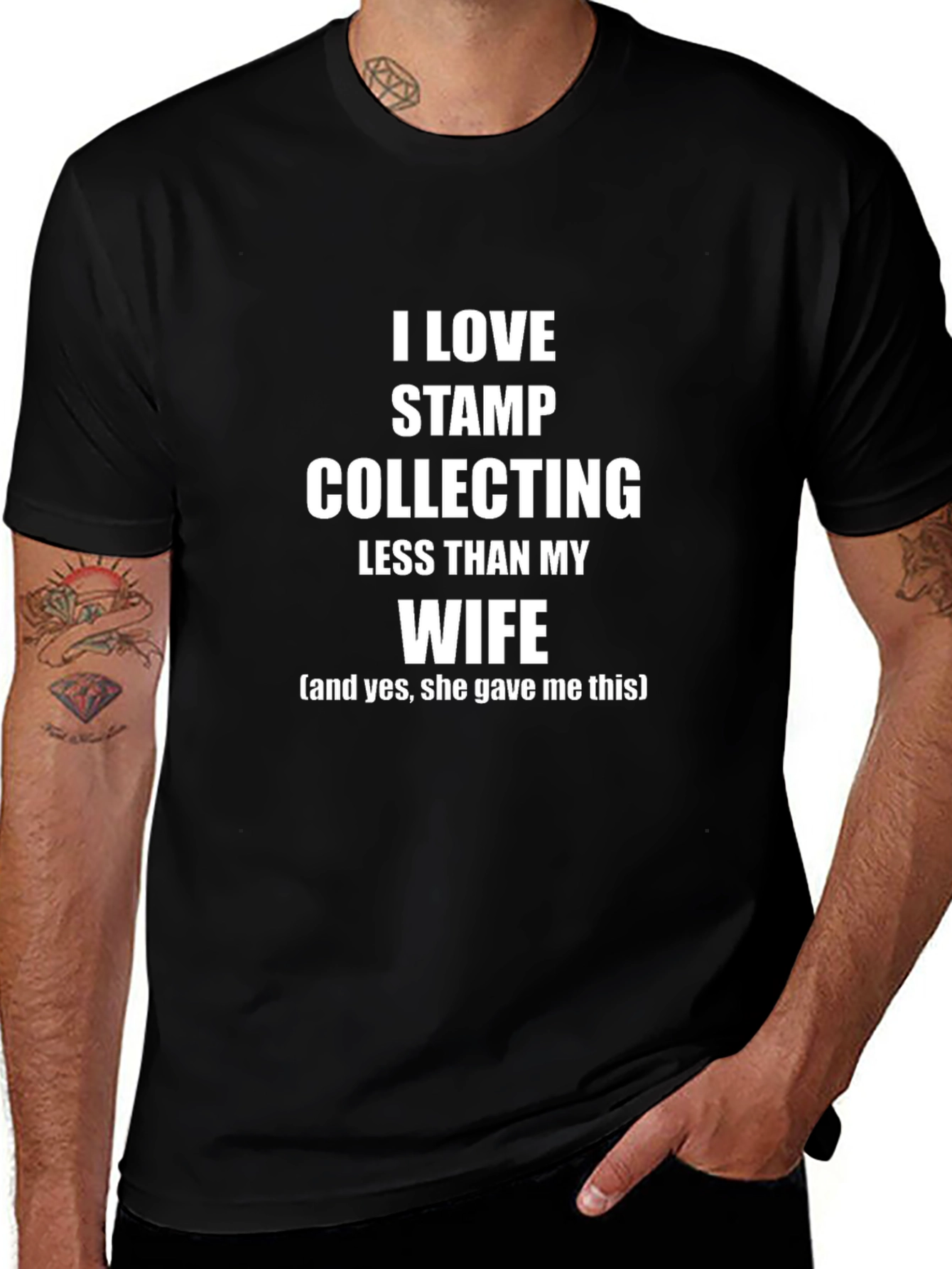 Funny Stamp Collecting T-Shirt - Wife Gift