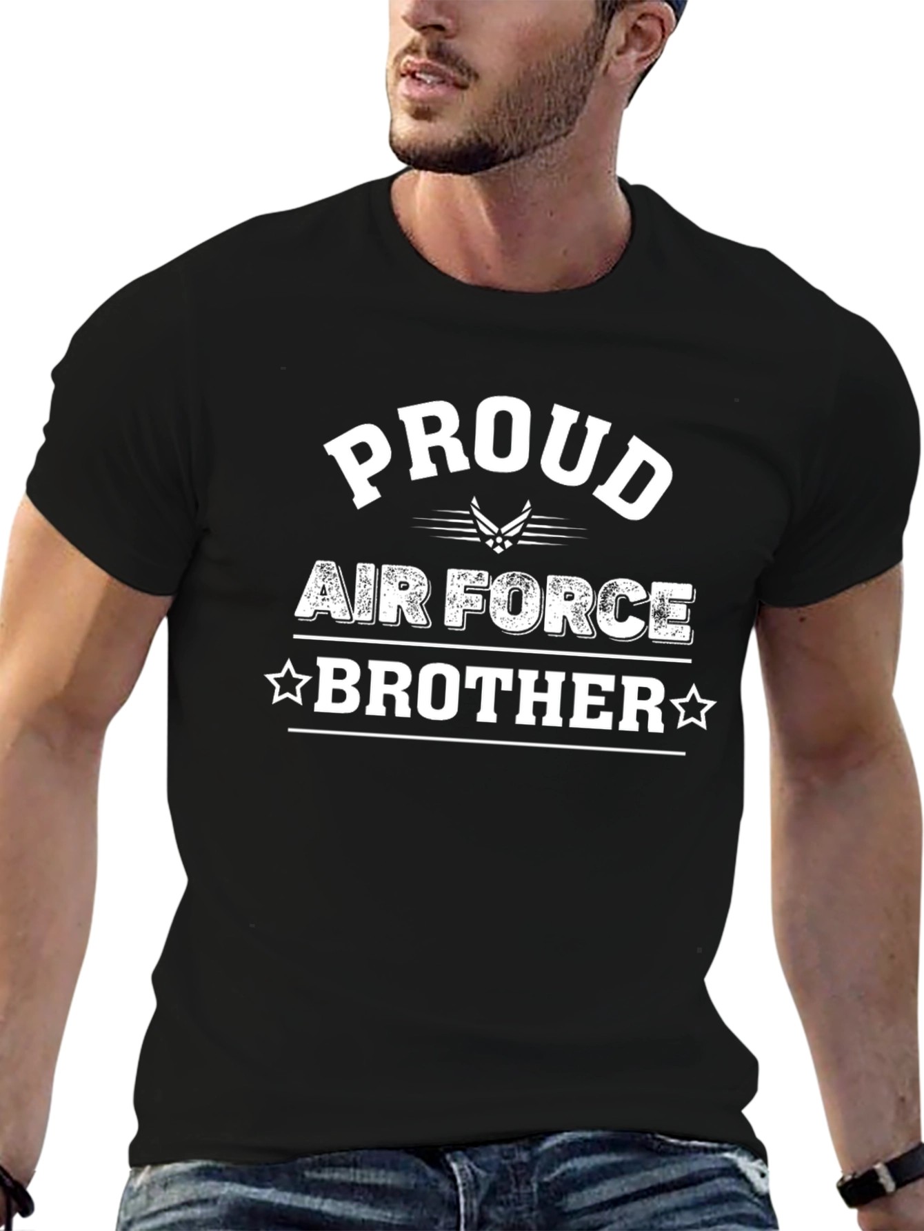 Proud Air Force Brother Graphic Tee