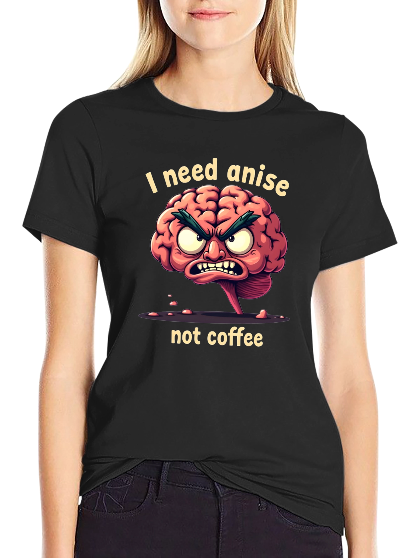 Funny Brain Anise T-Shirt - Coffee Alternative