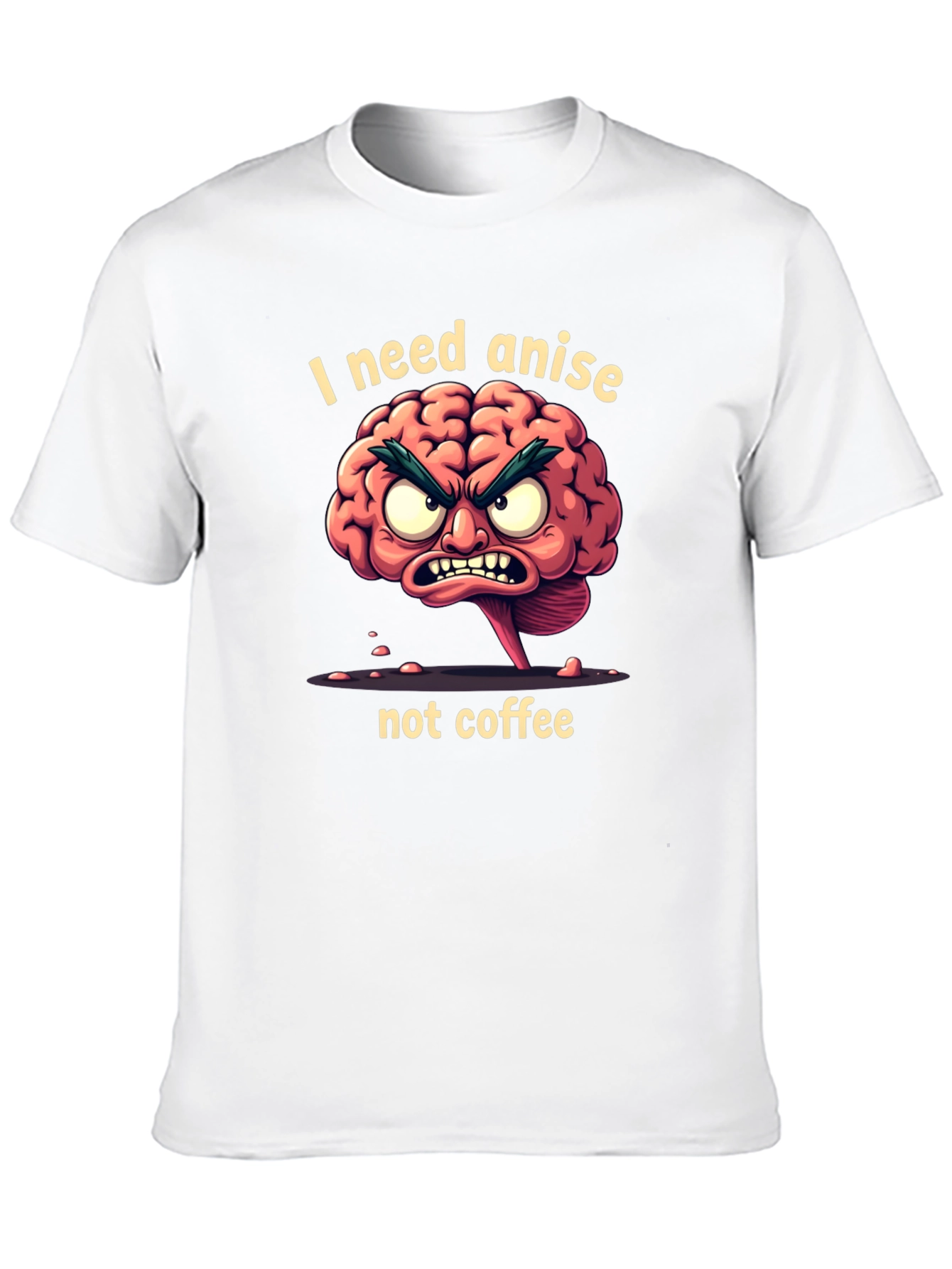 Funny Brain Anise T-Shirt - Coffee Alternative